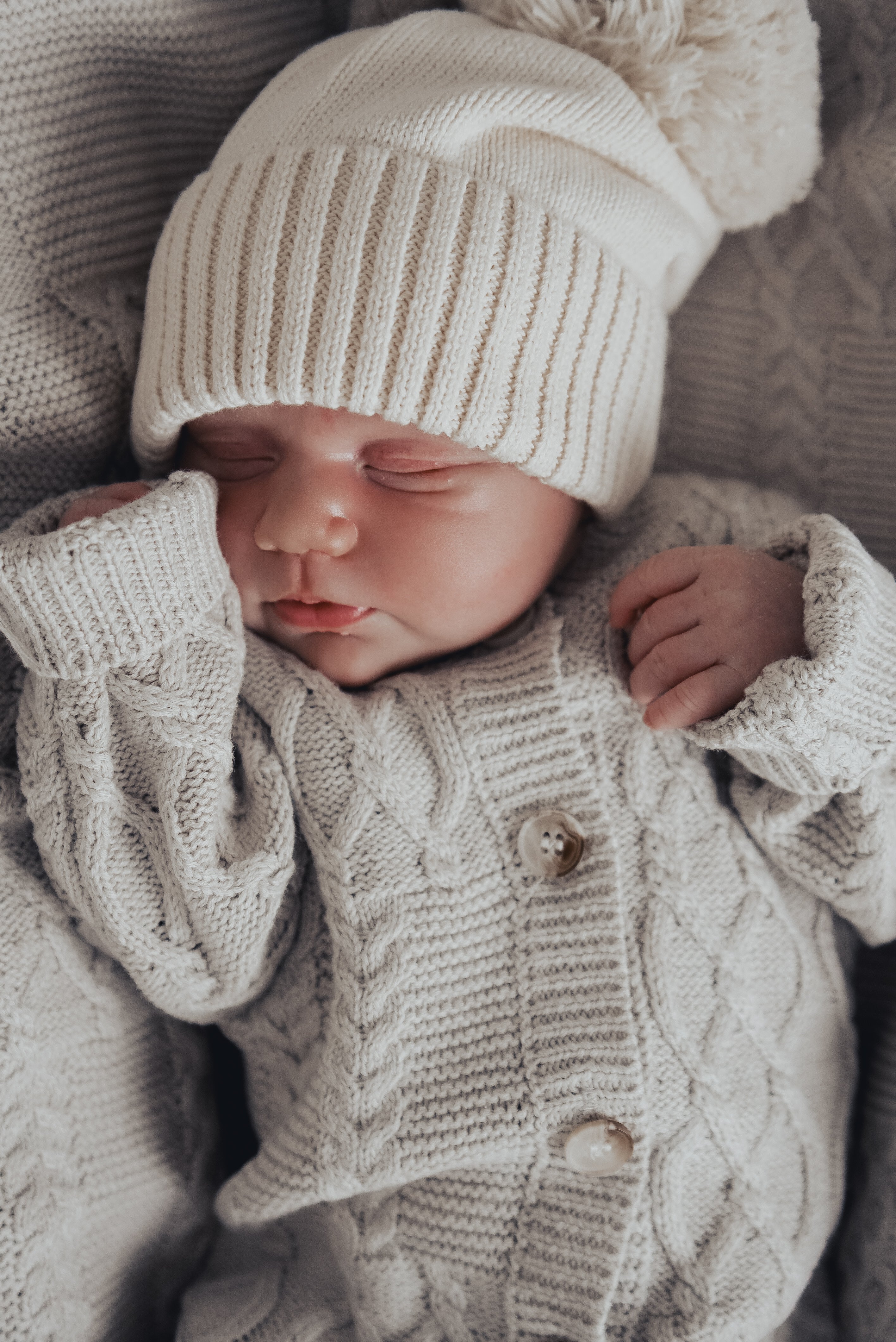 Luna + Luca Mixed Knit Jumpsuit Luna + Luca