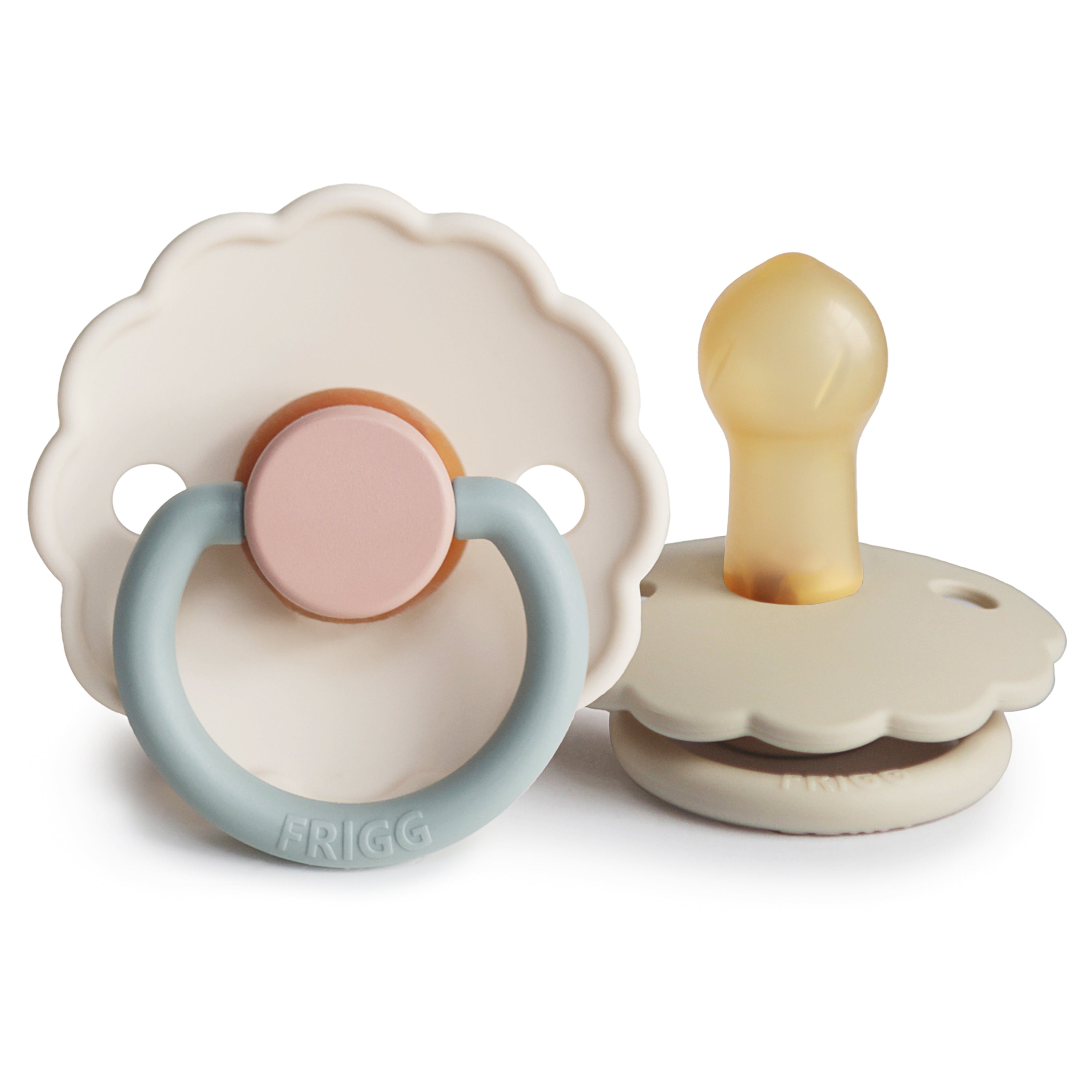 FRIGG Daisy Natural Rubber Pacifier 2-Pack