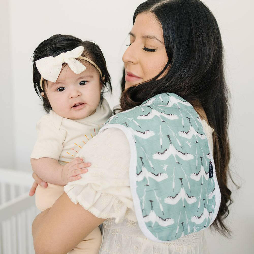 Crane + Dragonfly Oh So Soft Muslin Burp Cloths Set Burp Cloths Bebe au Lait