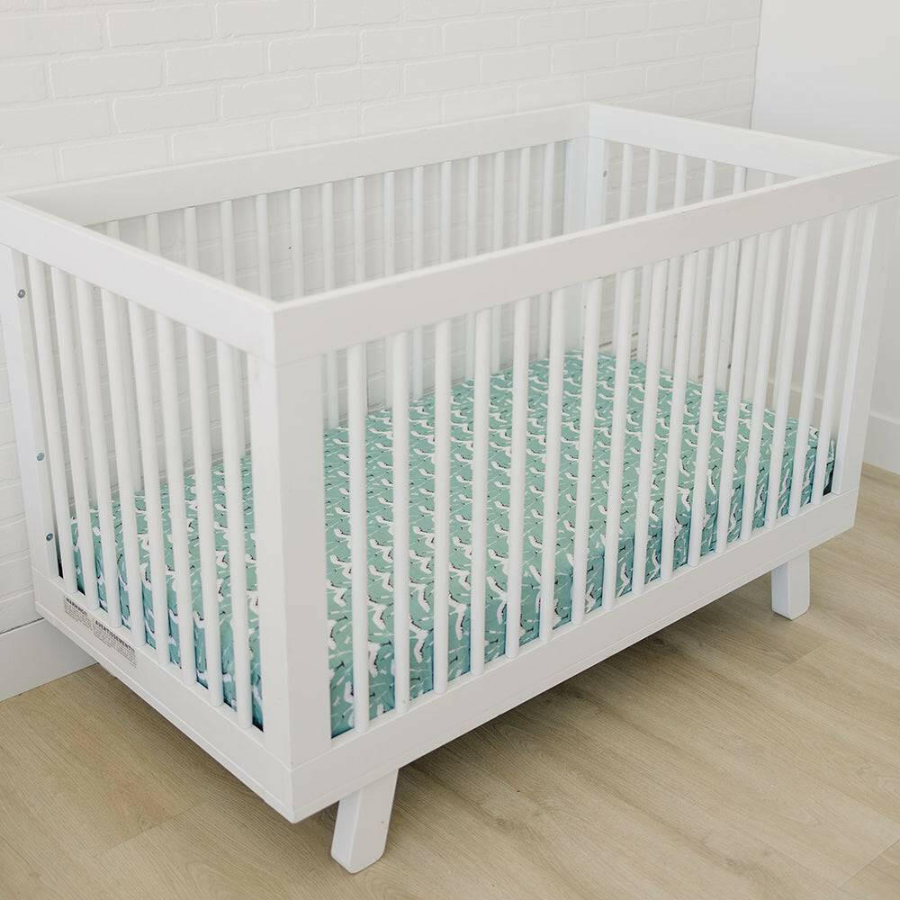 Crane Oh So Soft Muslin Crib Sheet Crib Sheet Bebe au Lait