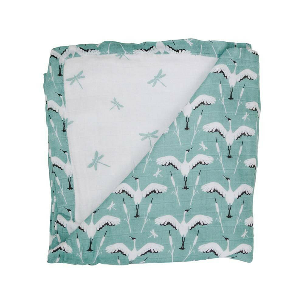 Crane + Dragonfly Oh So Soft Snuggle Blanket Snuggle Blanket Bebe au Lait