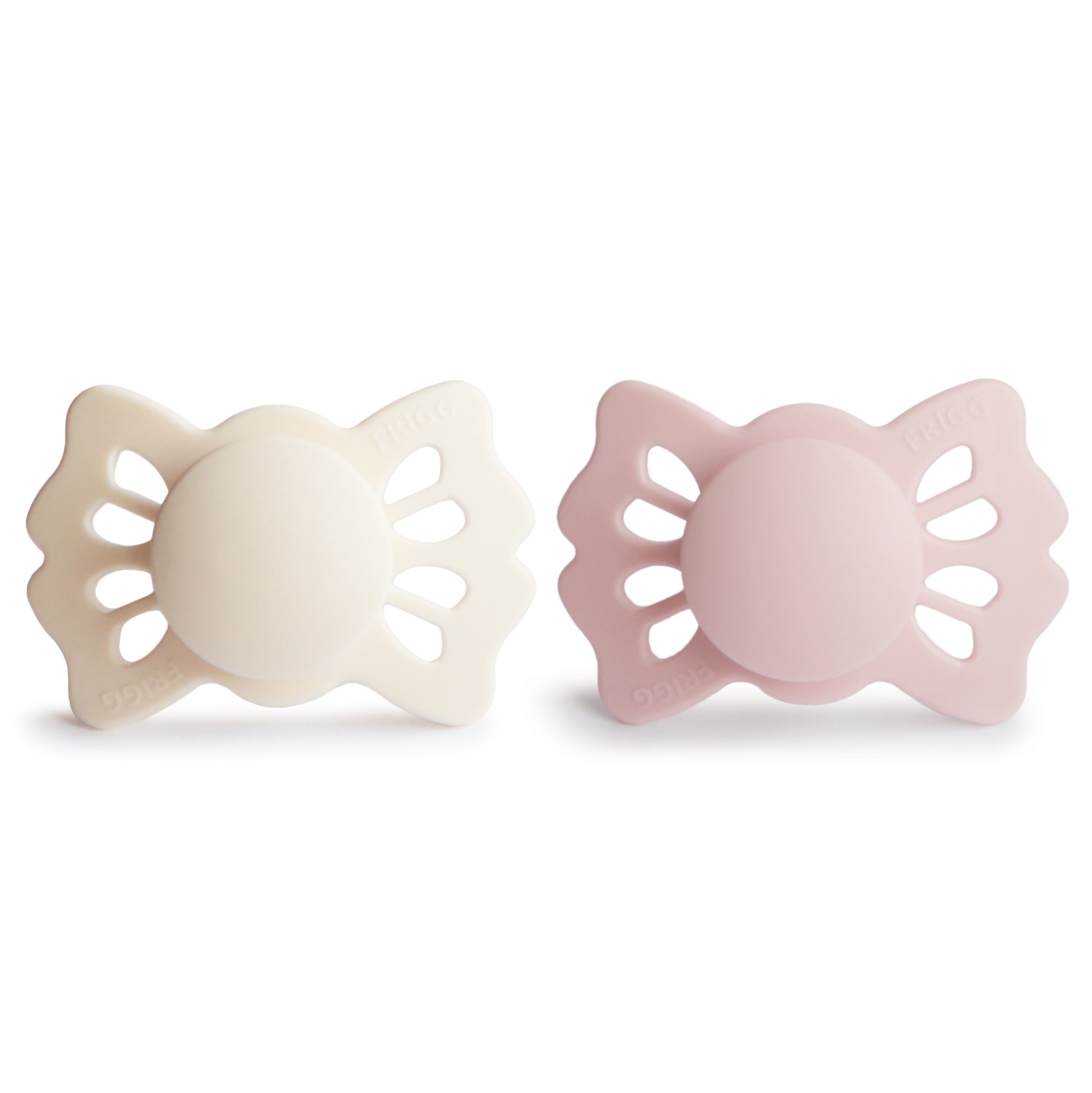 FRIGG Lucky Symmetrical Silicone Pacifier 2-Pack (0-6 Months) FRIGG PACIFIERS Mushie