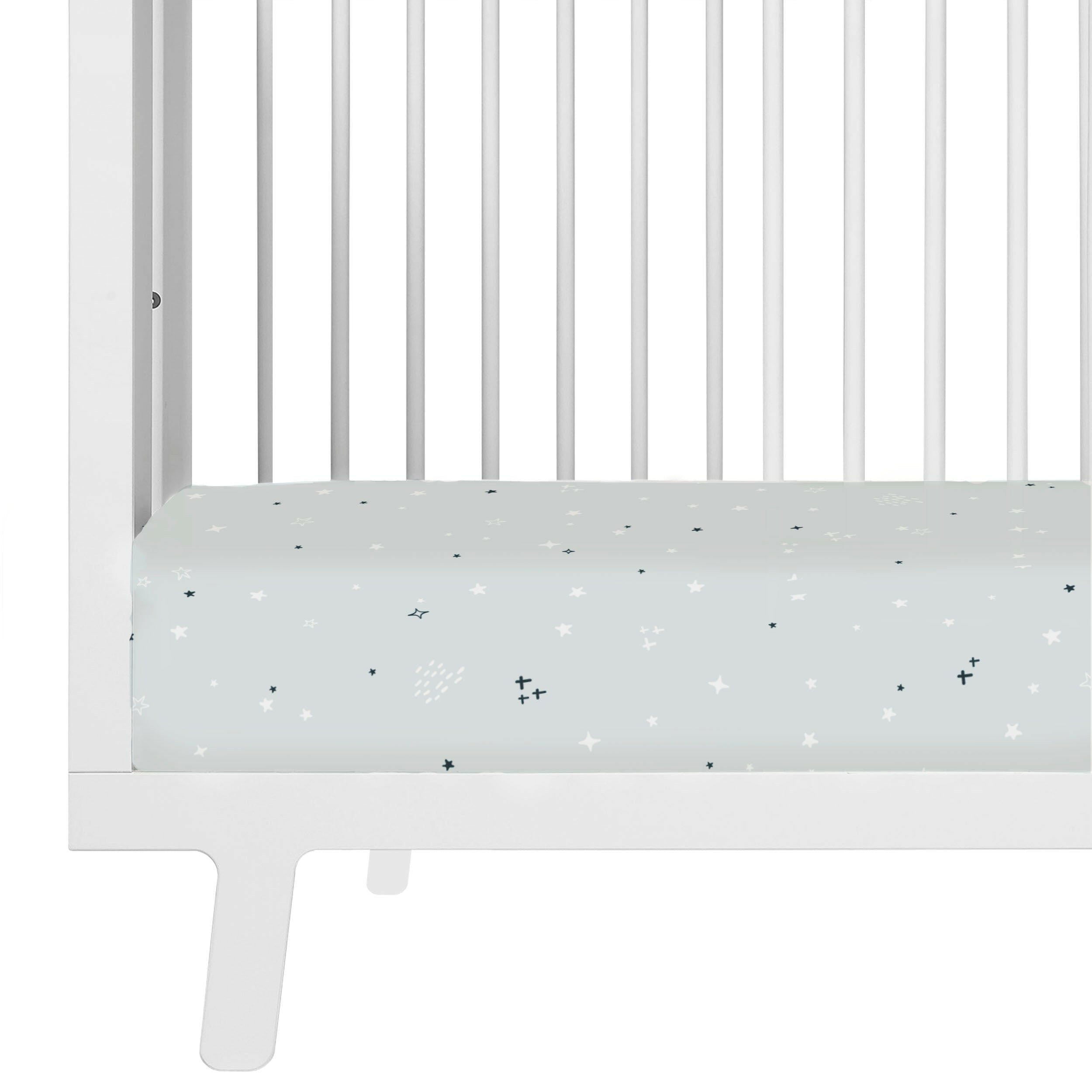 Organic Crib Sheet - Milky Way Crib Sheet Makemake Organics