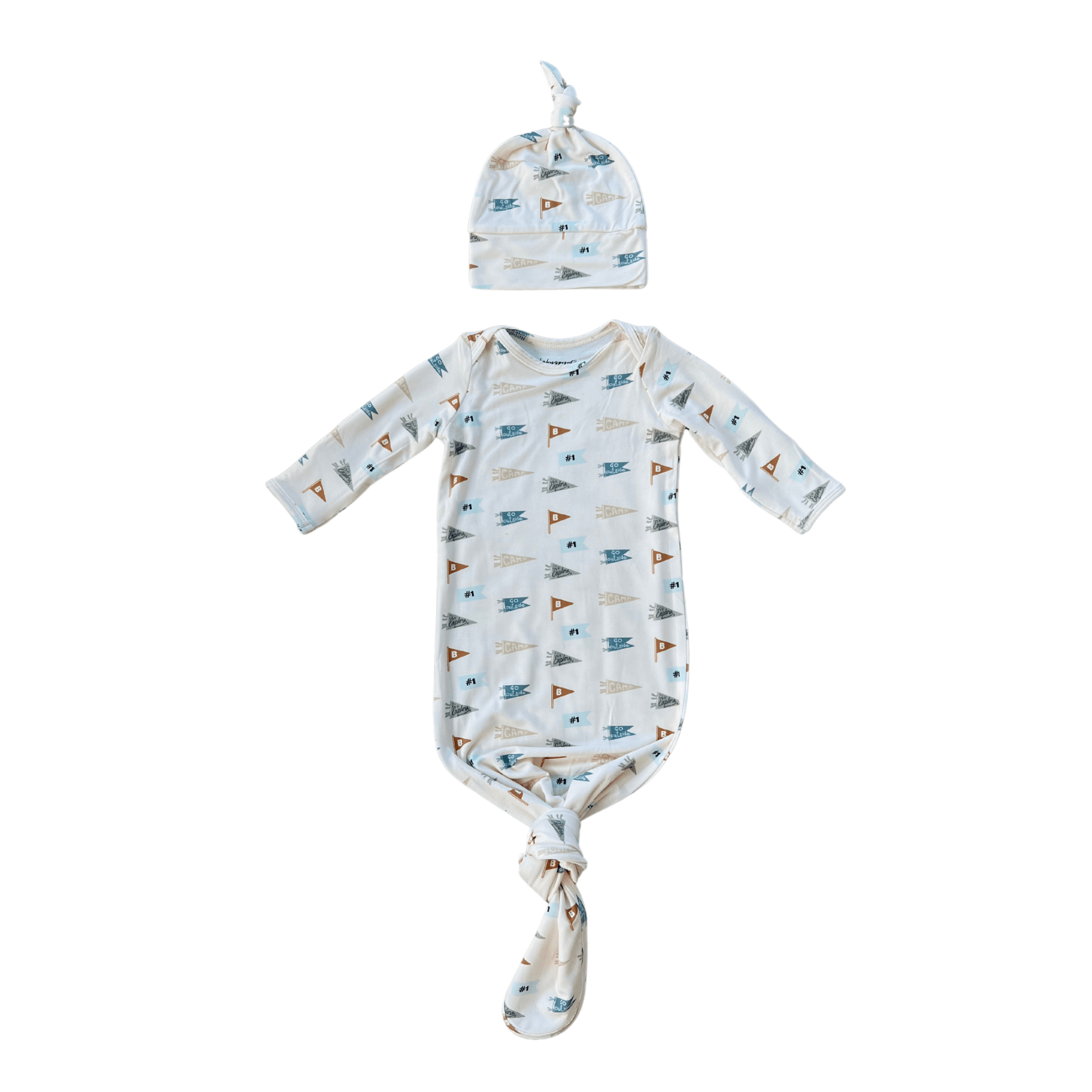 Baby Boy Knotted Sleeper Set