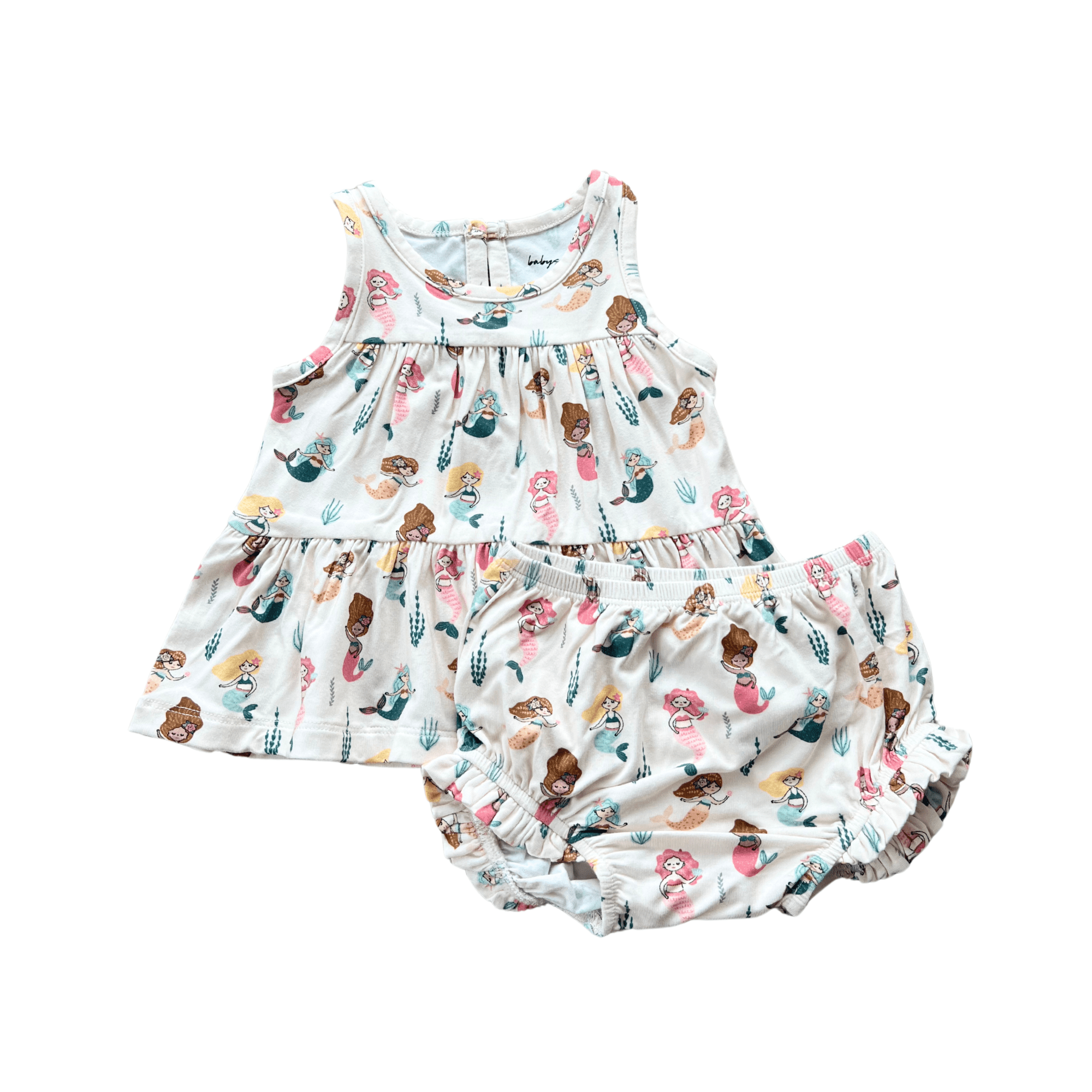 Baby Girl Double Peplum Tank Set