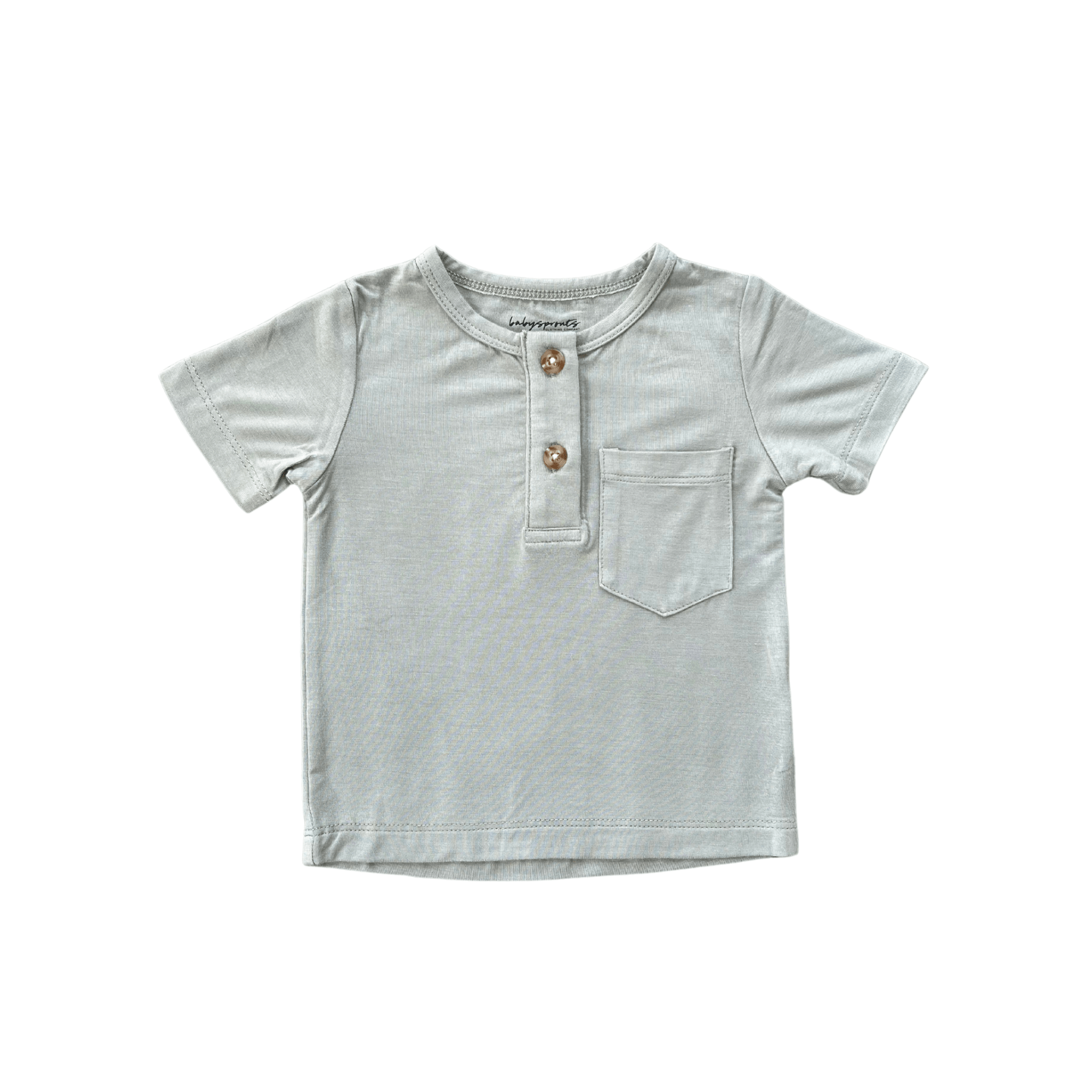 Boy's Short Sleeve Henley Shirt