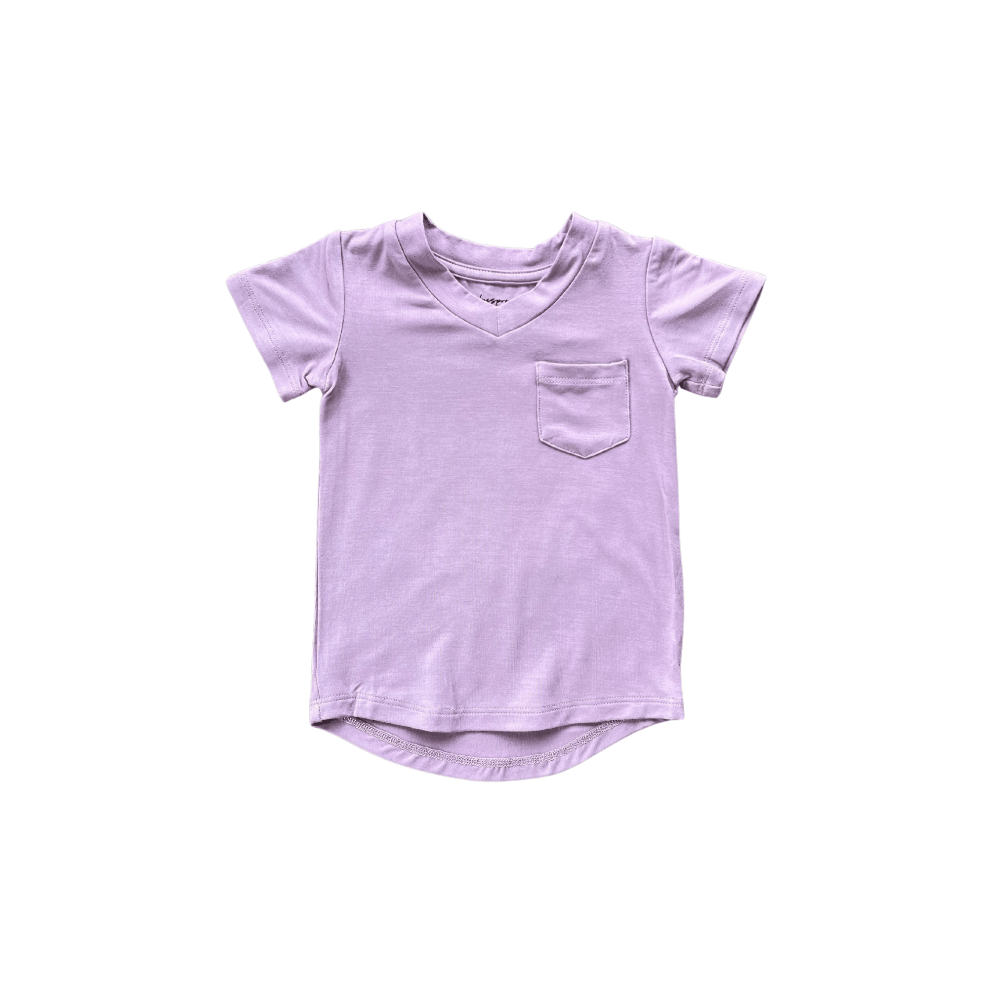 Girl's V-Neck Pocket Tee