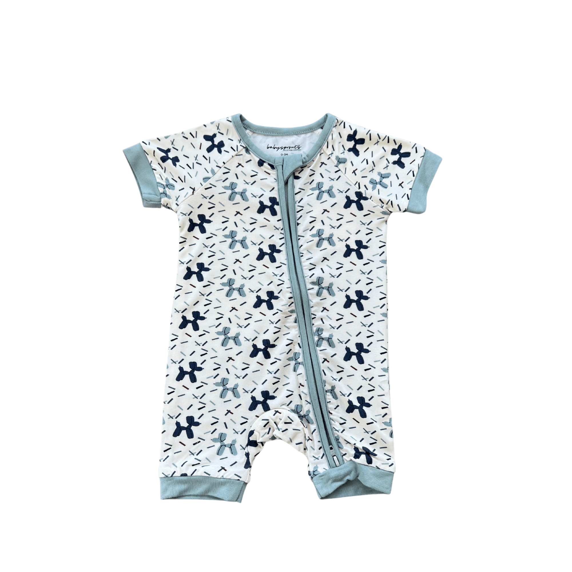 Baby Boy Summer Zip Romper