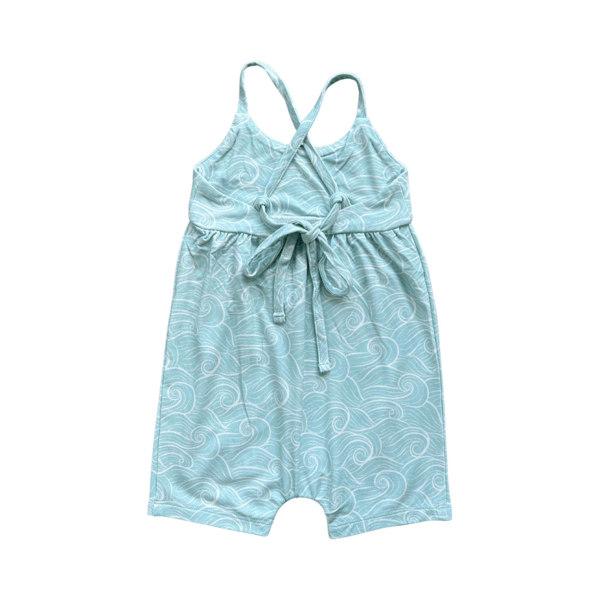 Girl's Tie-Back Romper