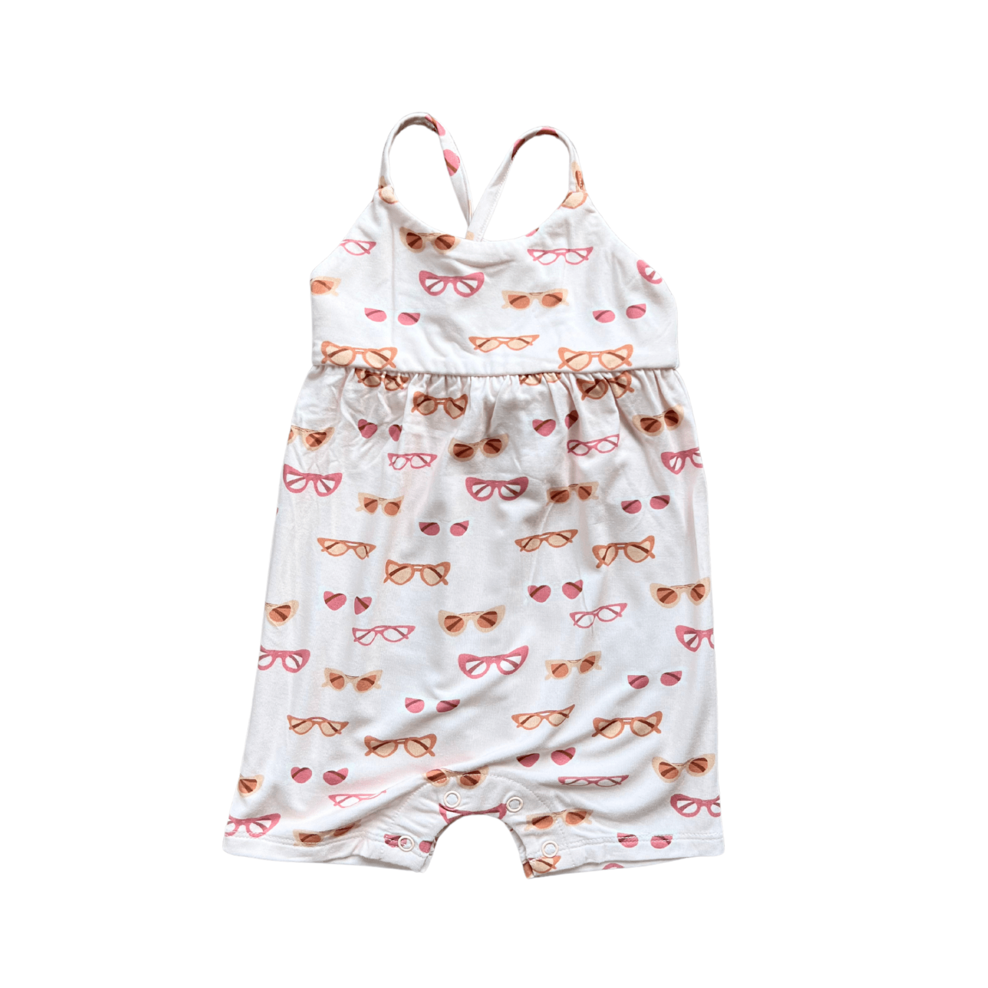Girl's Tie-Back Romper