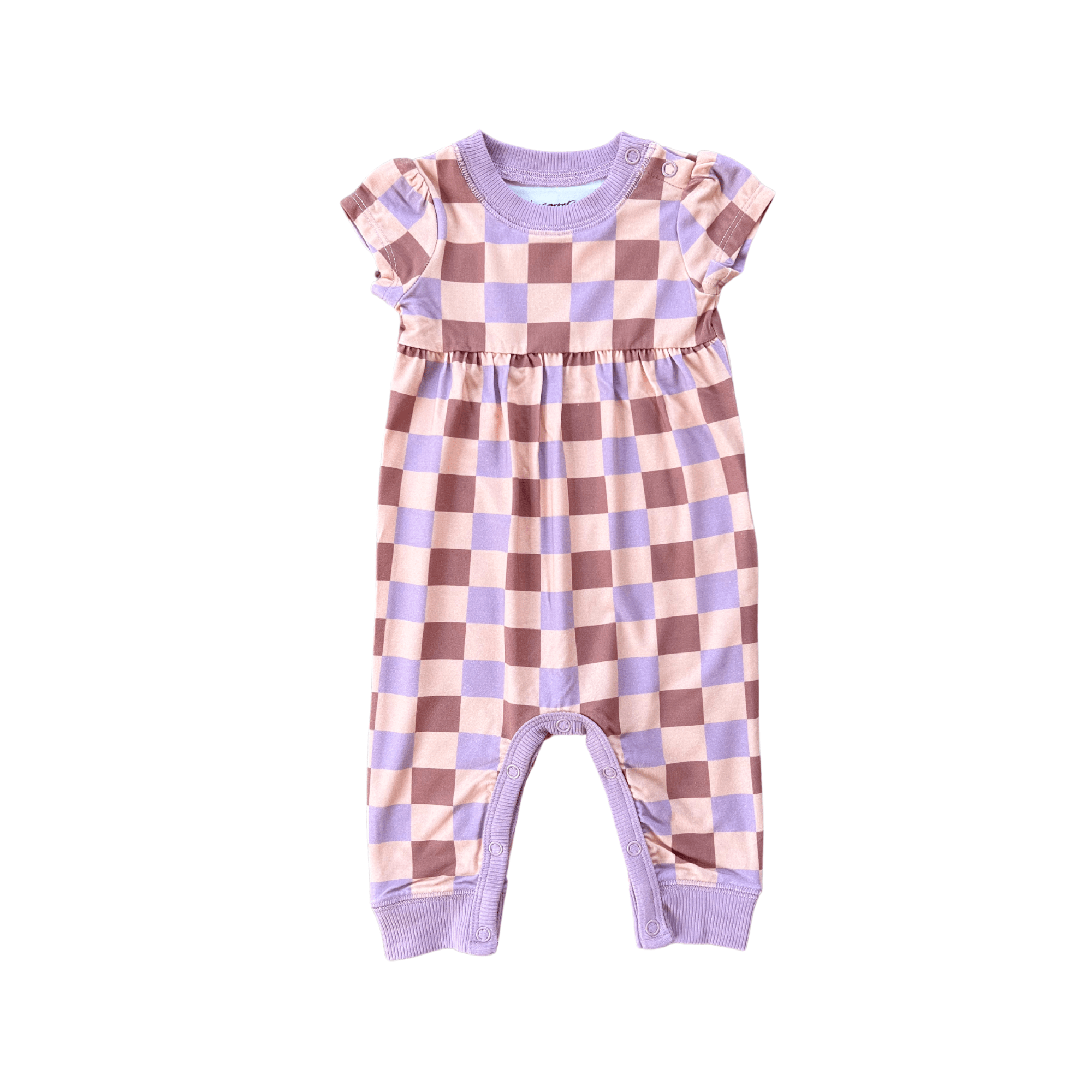 Baby Girl Short Sleeve Pant Romper