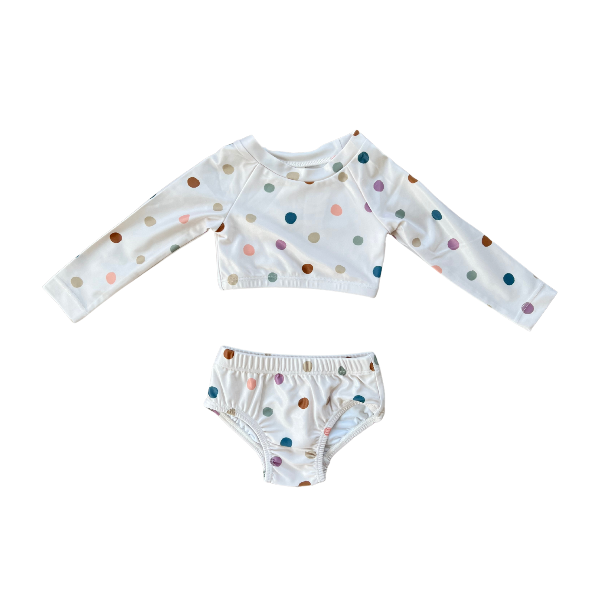 Girl's Two-Piece Crop Swimsuit