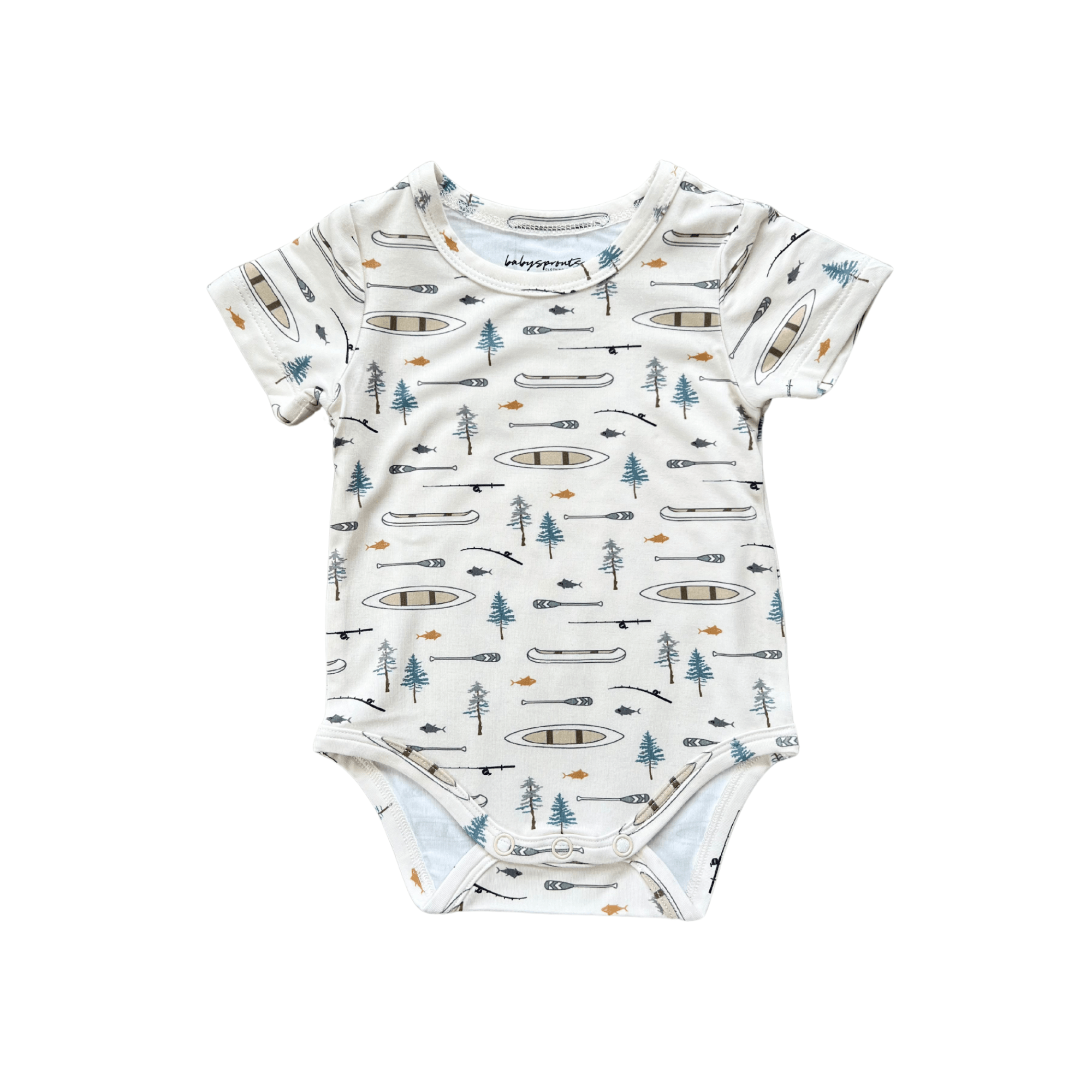 Baby Boy Short Sleeve Bodysuit