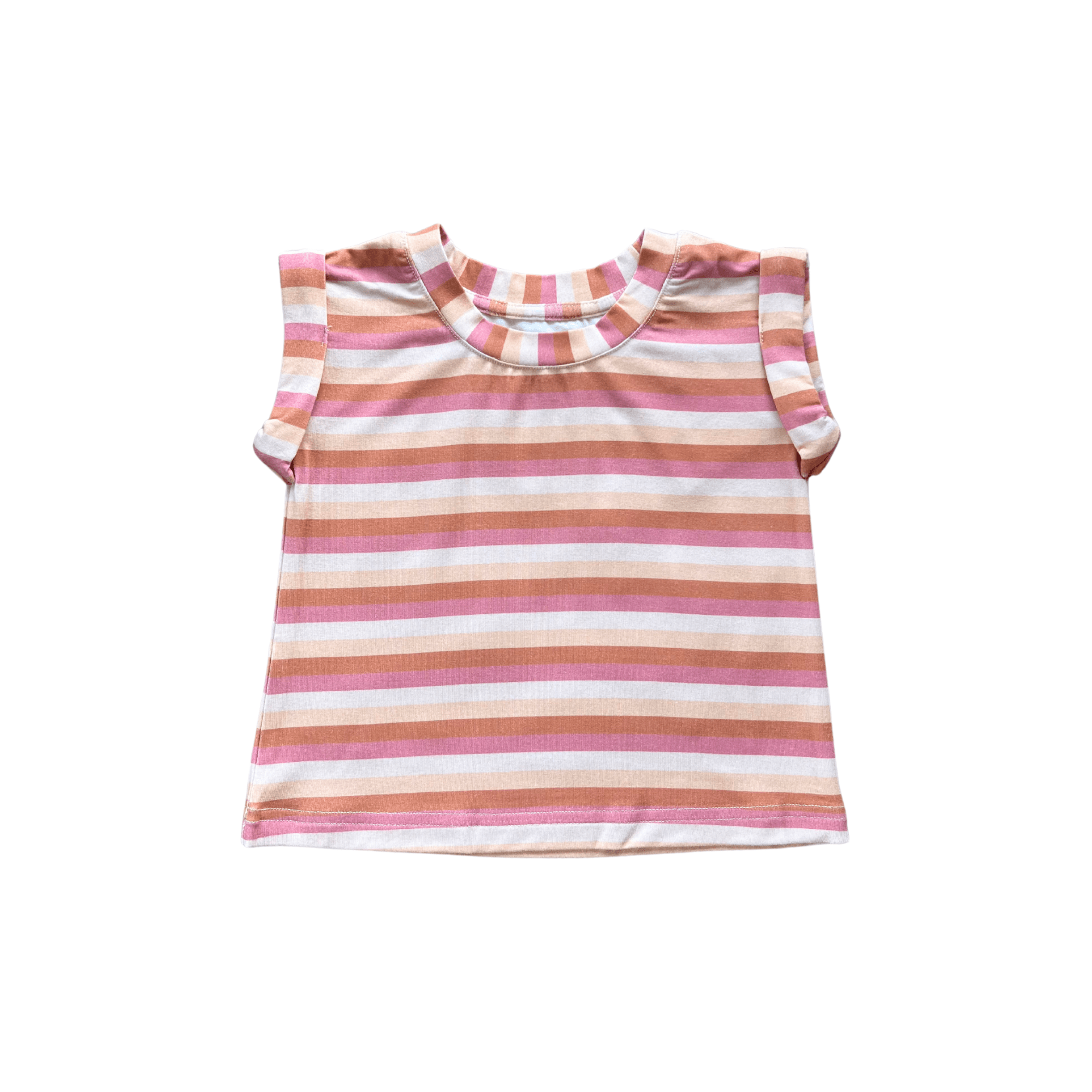 Girl's Roll Sleeve Top