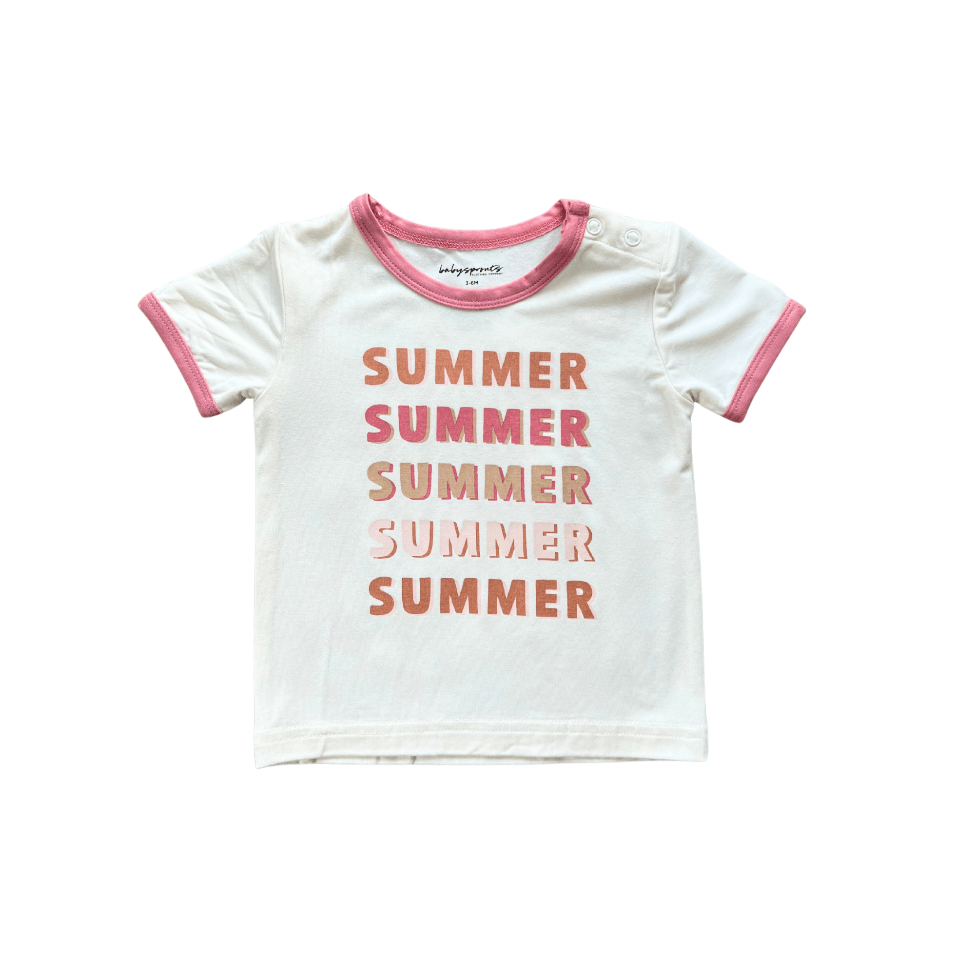 Girl's Retro Short Sleeve Tee