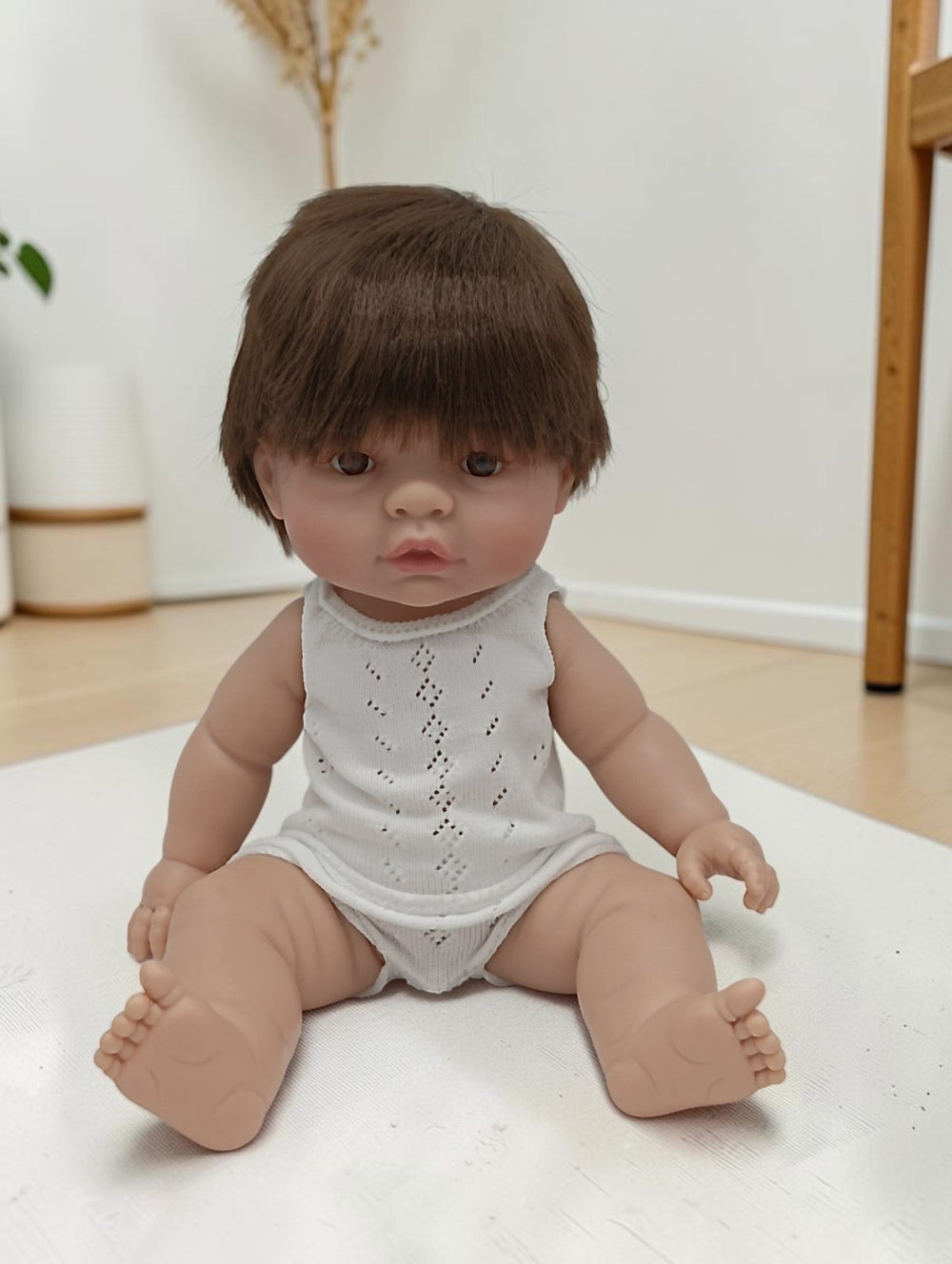 Bebenita 14" Baby Boy Doll - Cruz | Unscented & Fully Clothed