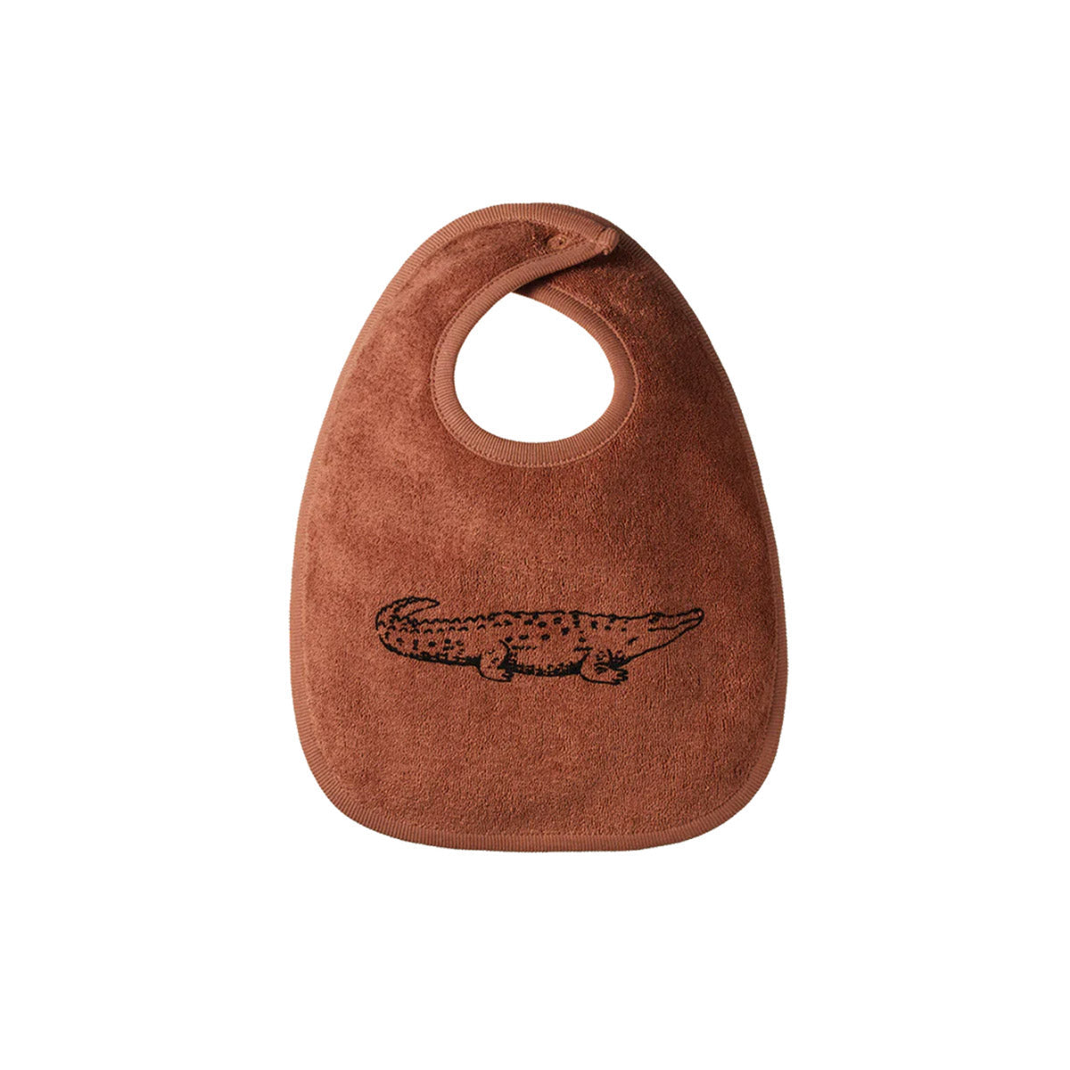 Reversible Bib - Crocodile Print