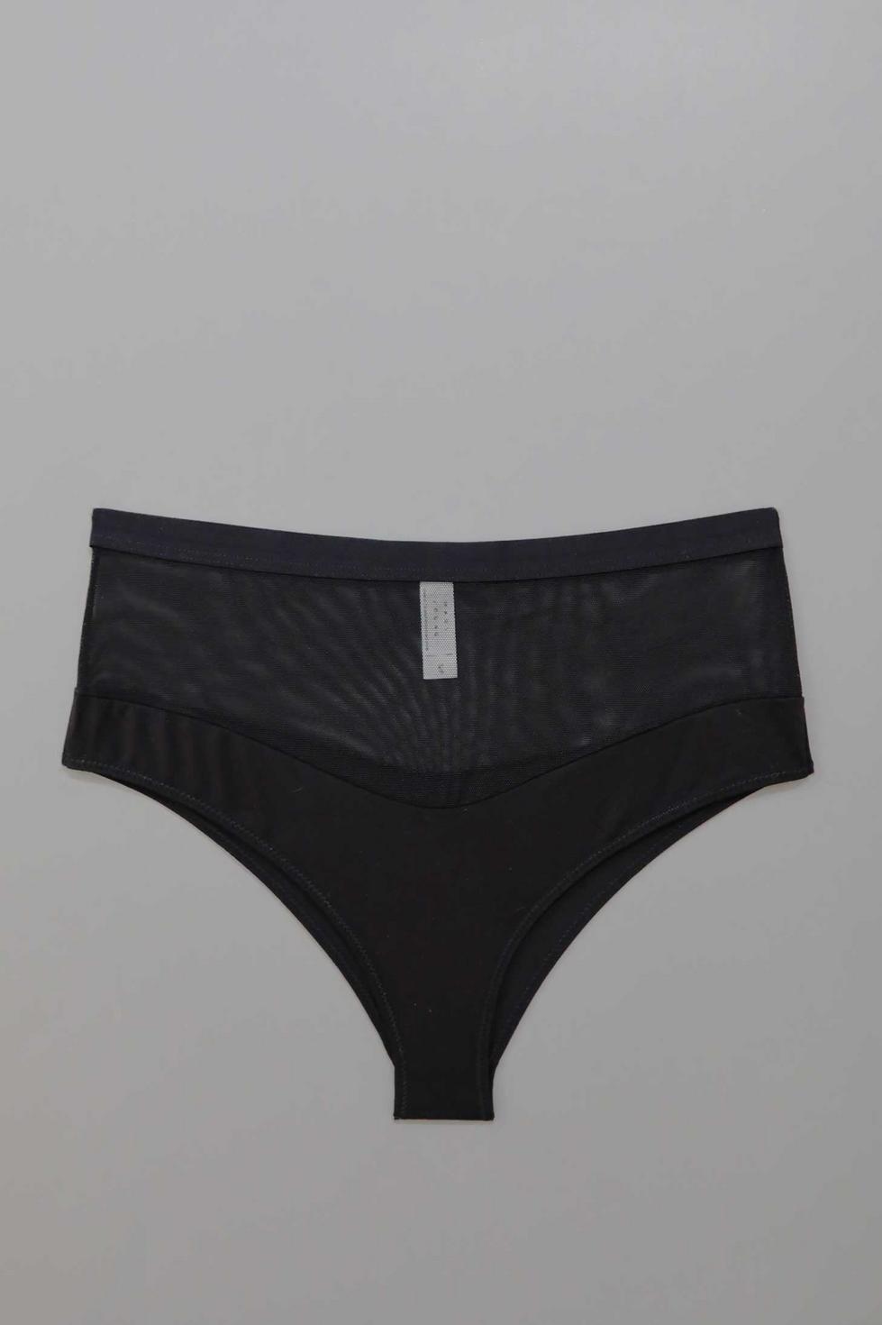 Logan High Cut Bikini - Black