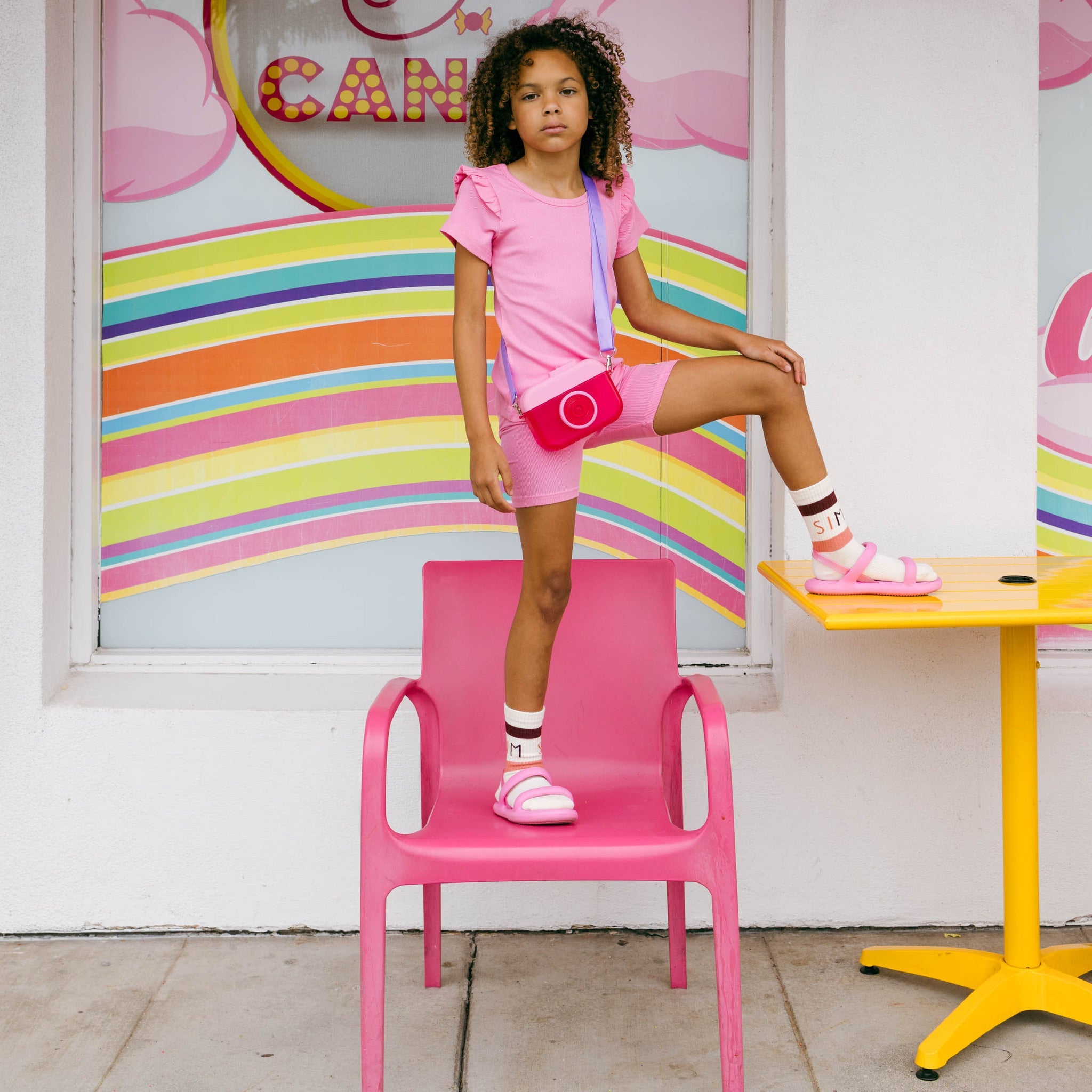 Short Sleeve Tee - Neon Pink