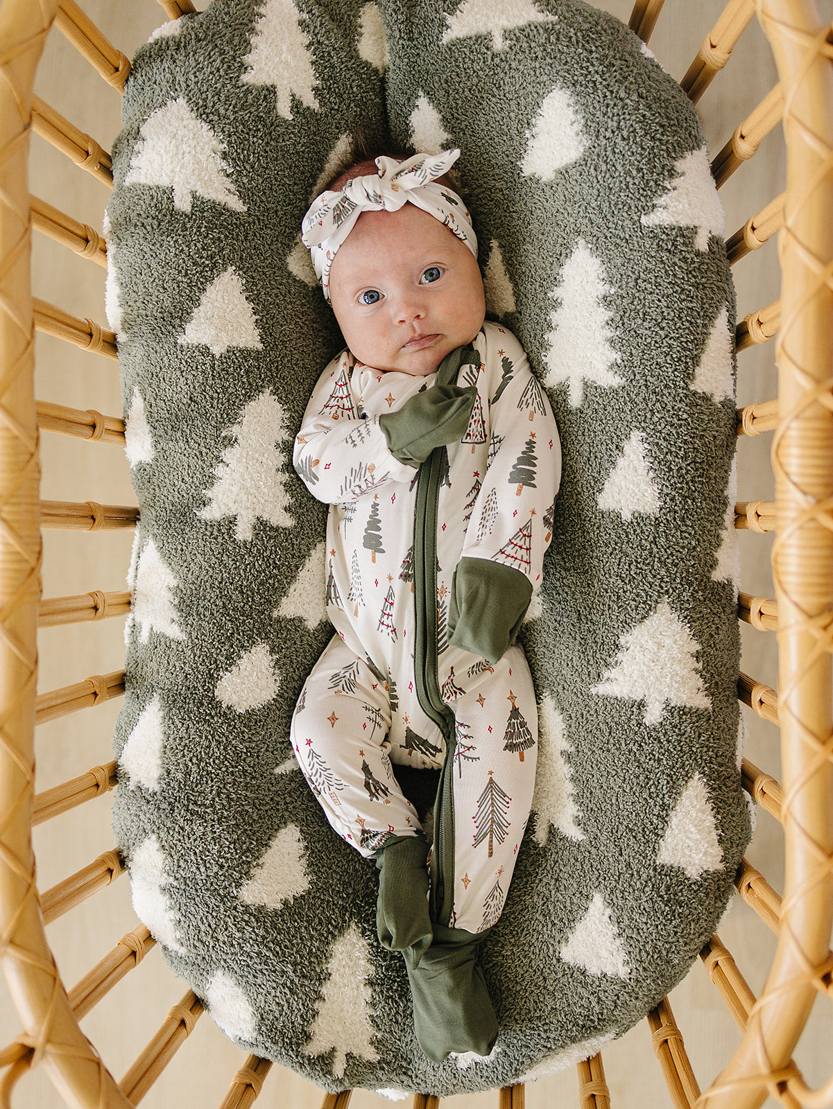 Christmas Tree Bamboo Head Wrap Mebie Baby