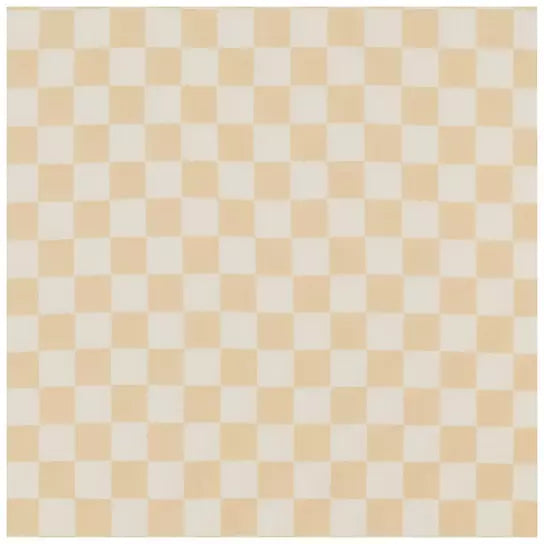 Butter Yellow Checkered Changing Pad Cover