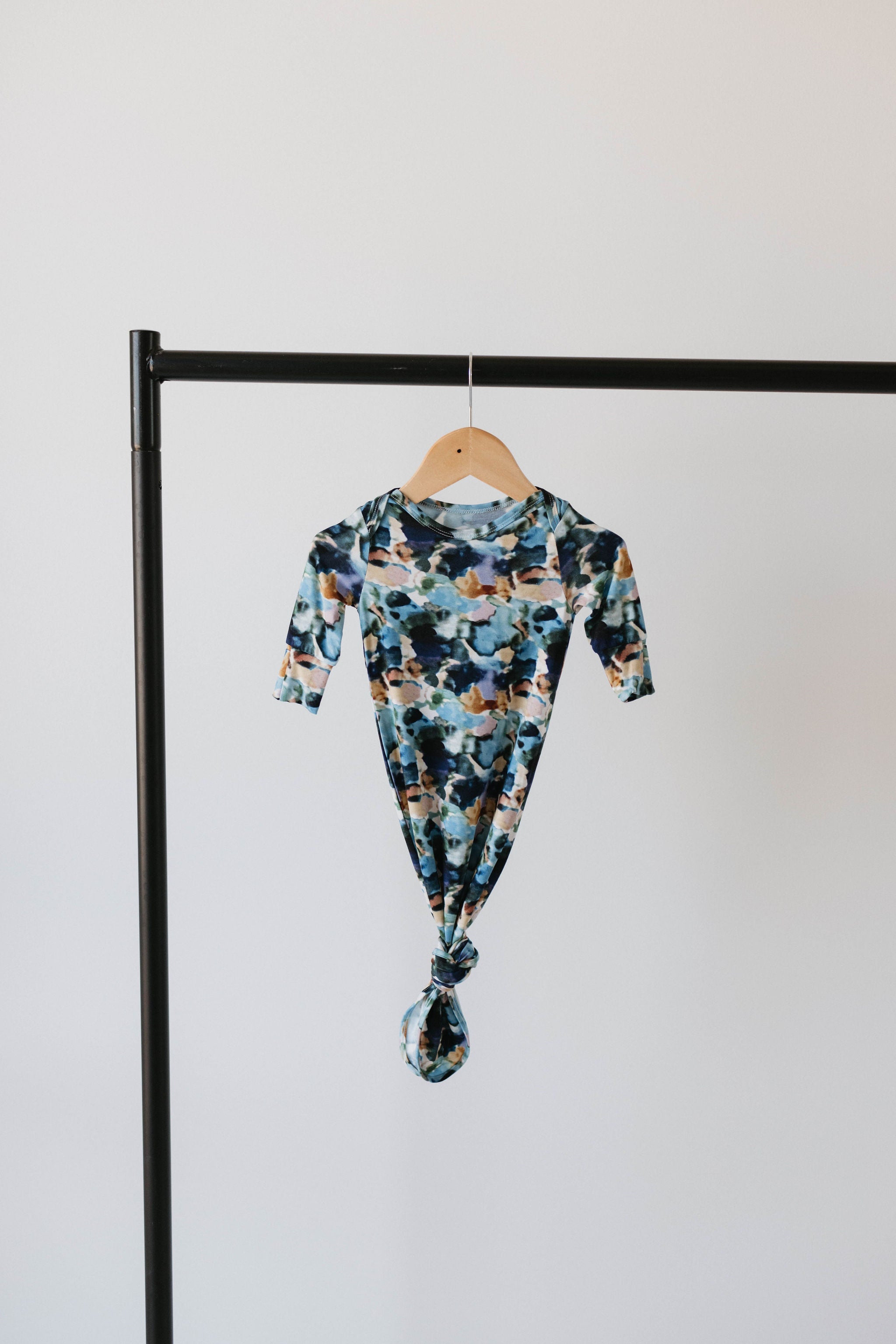 Bamboo Knotted Gown | Charli Print  forever french baby