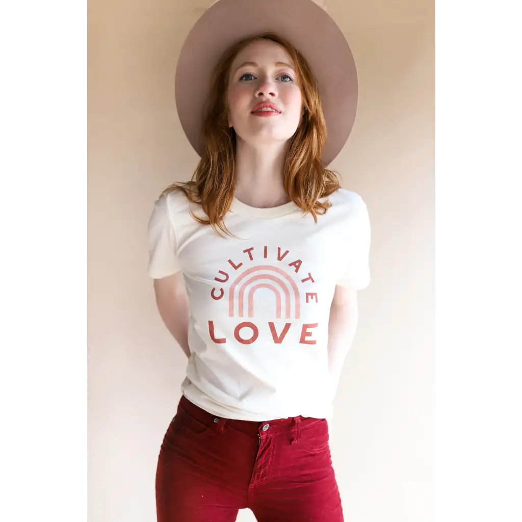 Cultivate Love Graphic T-Shirt - Natural