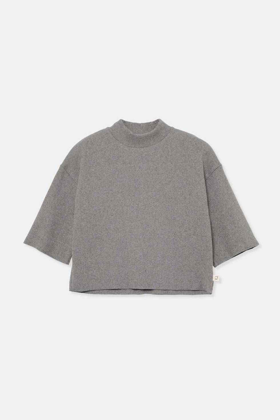 Soft rib sweater - Grey