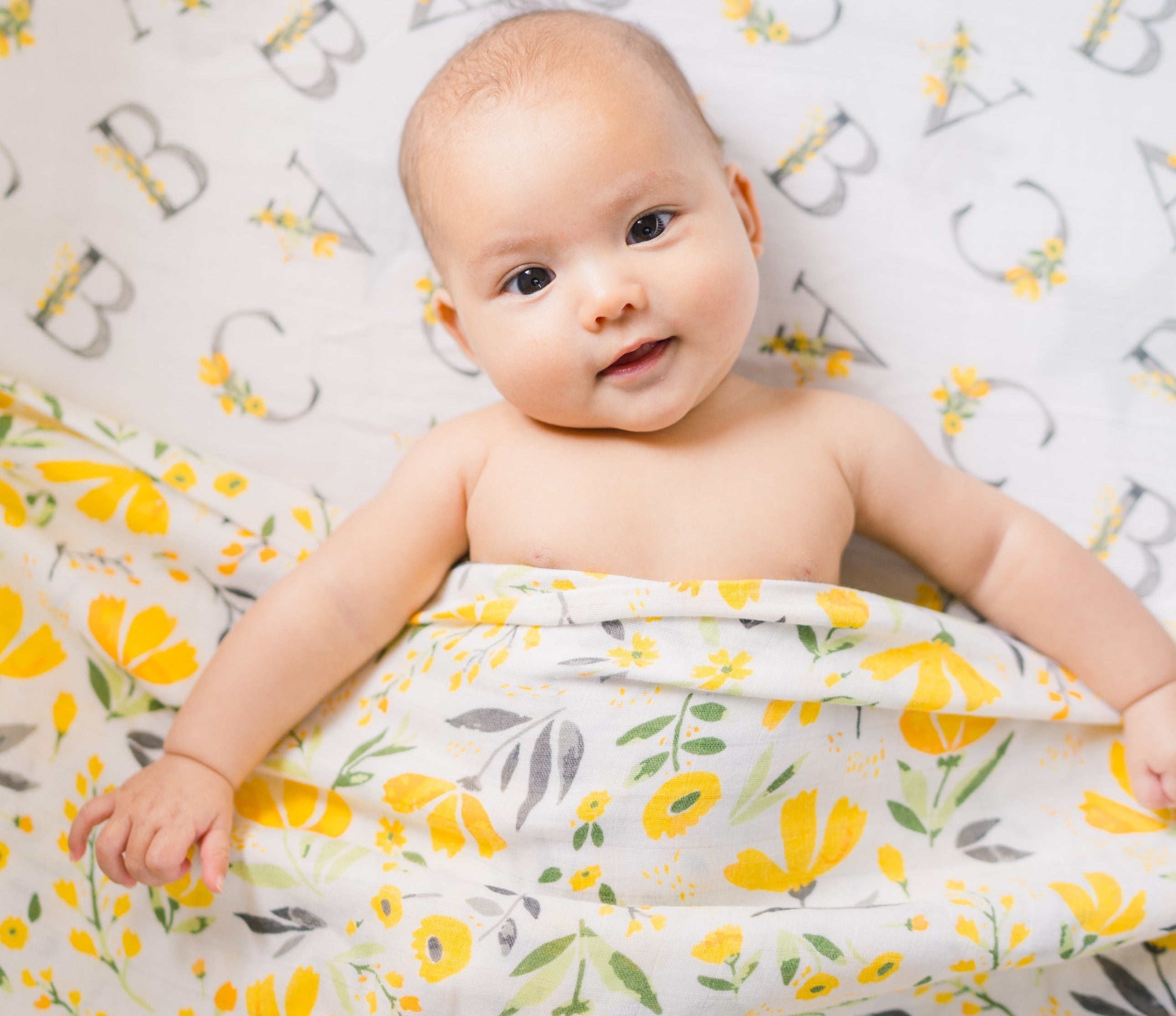 Royal Garden Single Muslin Swaddle Blanket Swaddle Blanket Bebe au Lait