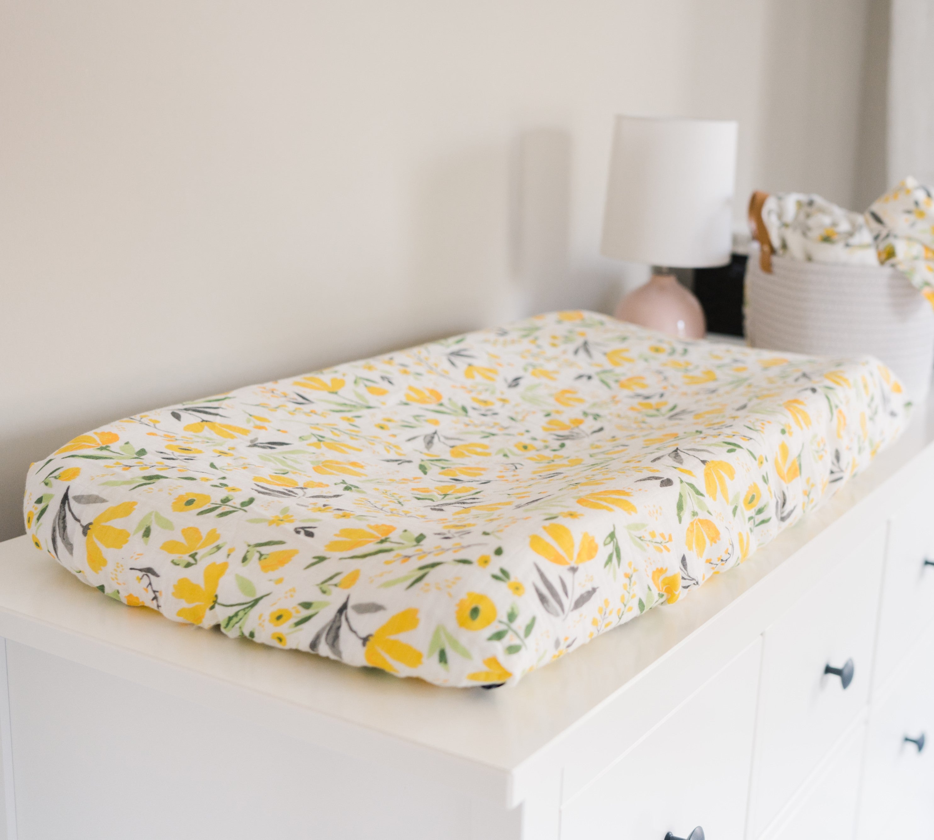Royal Garden Oh So Soft Muslin Changing Pad Cover Changing Pad Cover Bebe au Lait