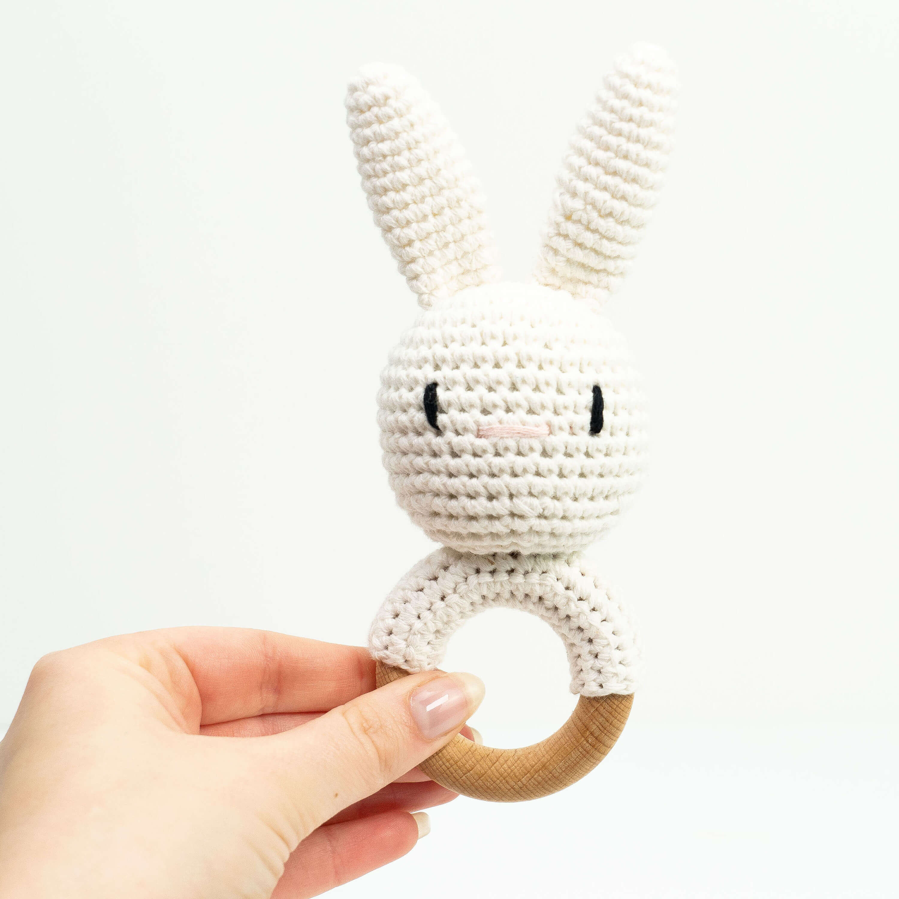 Animal Wooden Rattle Teether