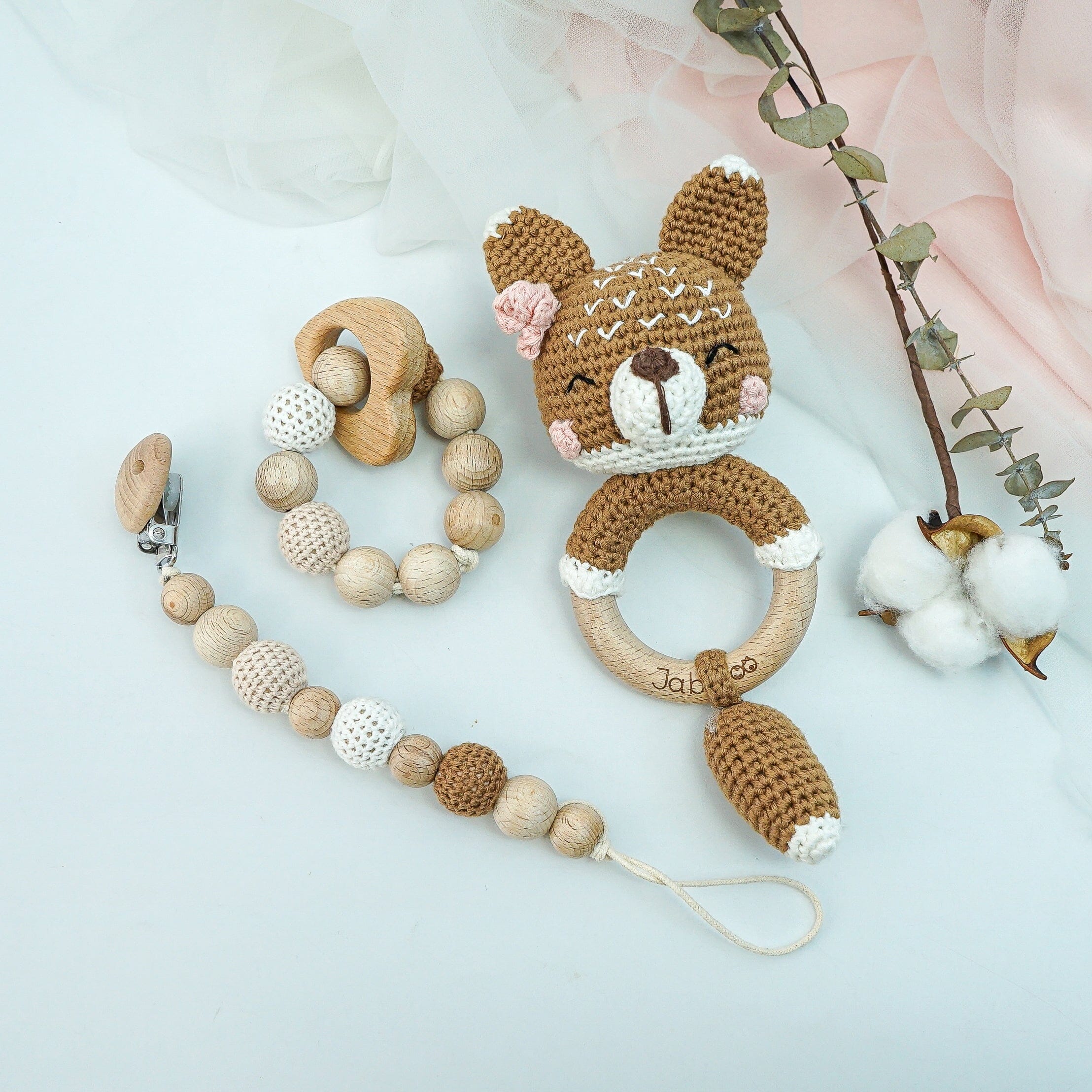 Handmade Fox Crochet Set