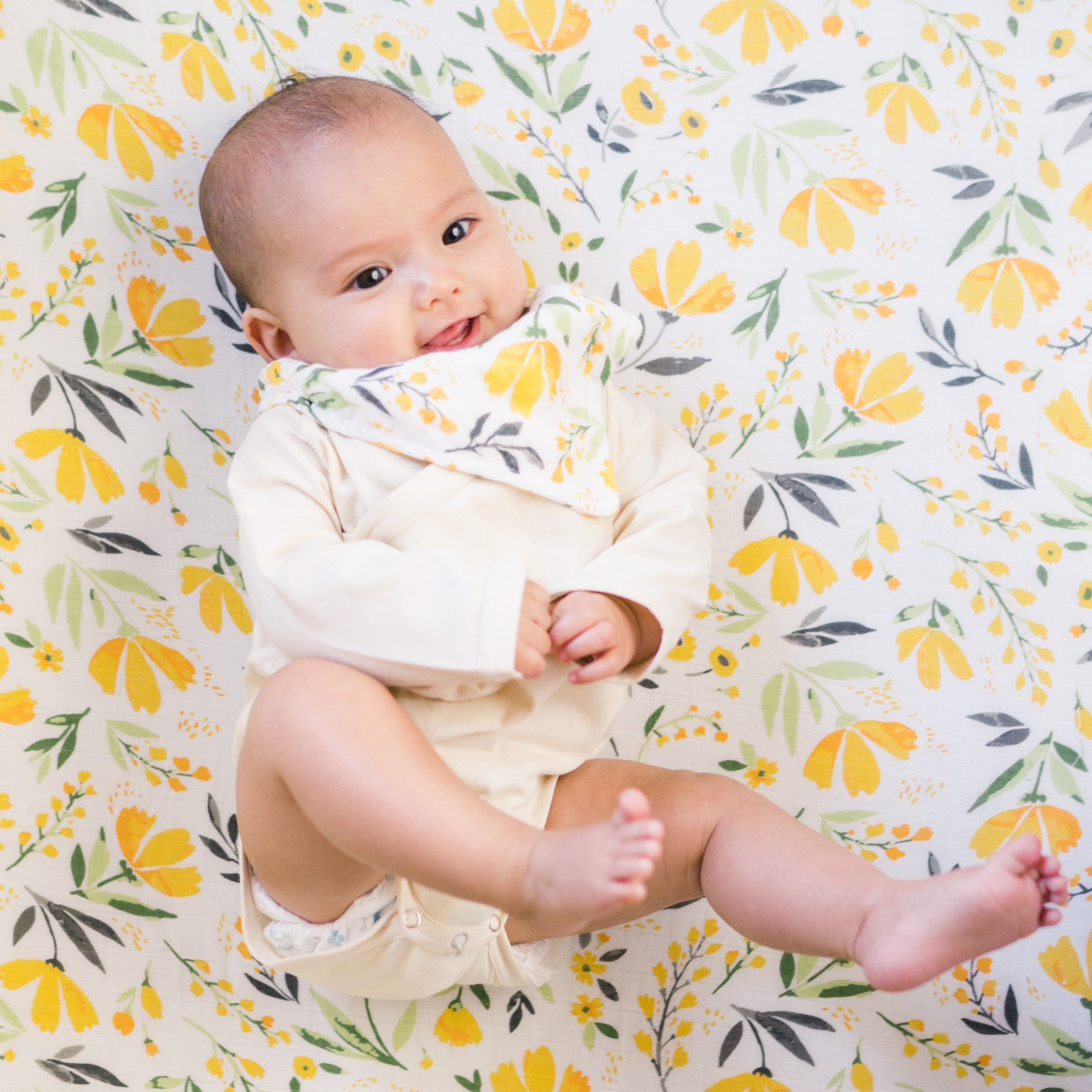 Royal Garden Oh So Soft Muslin Crib Sheet Crib Sheet Bebe au Lait