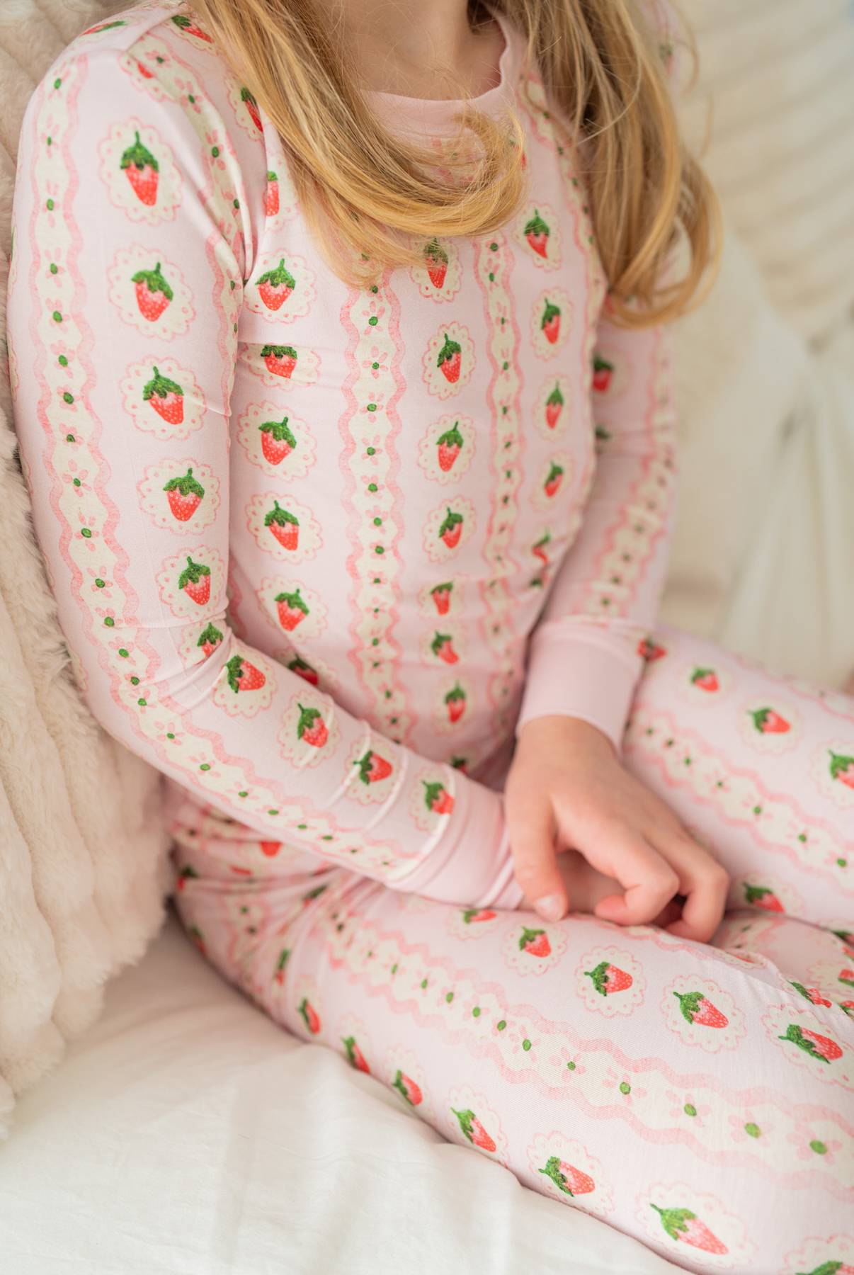 *PREORDER* Strawberry Stripe | Two-Piece Pajama Set