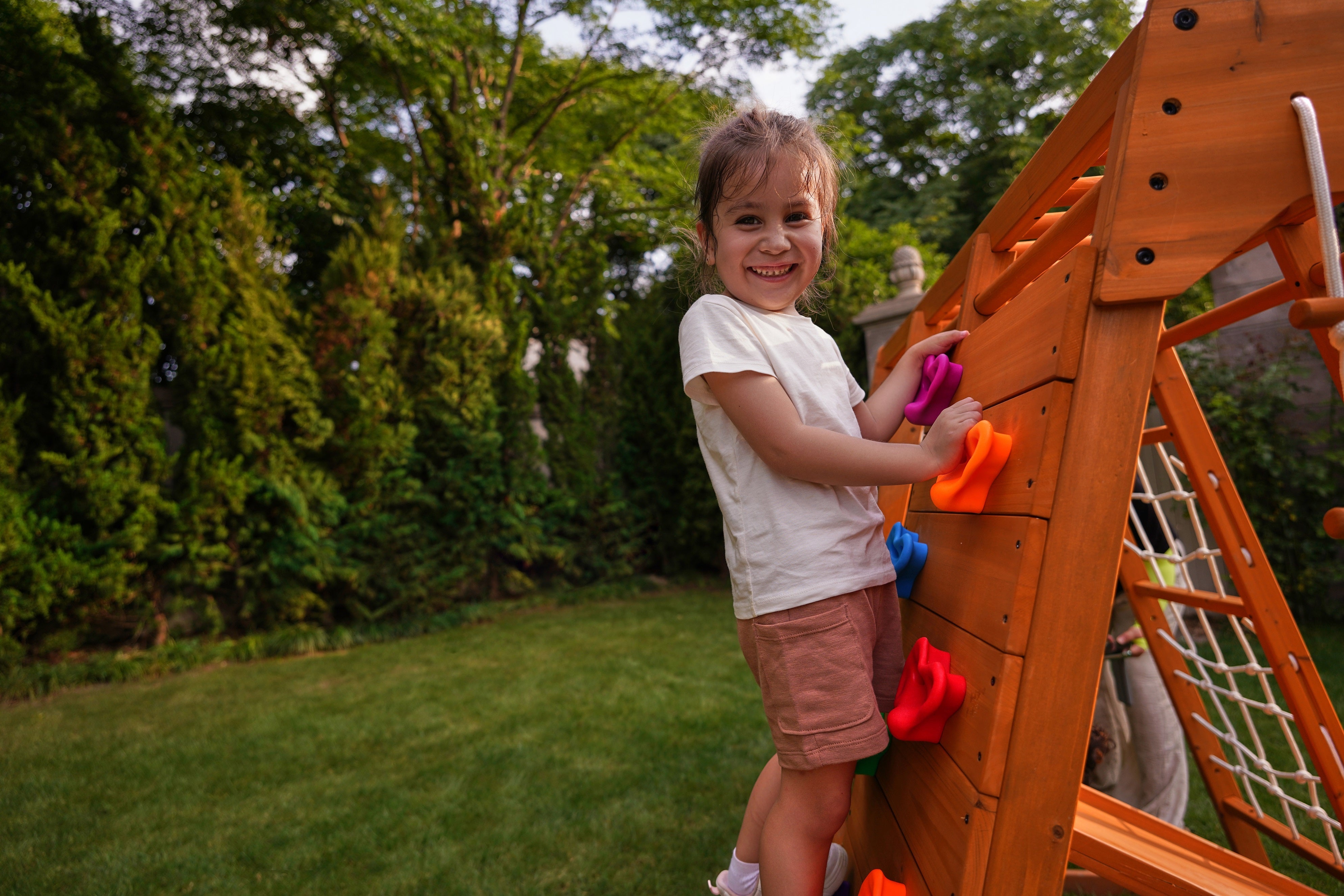 Magnolia - Outdoor and Indoor - Real Wood 7-in-1 Playset Outdoor Avenlur.com