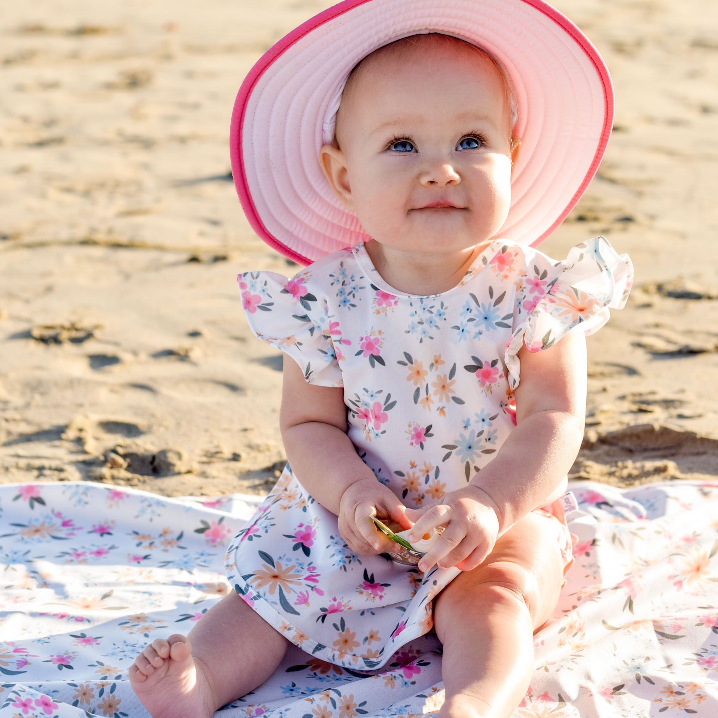 Pastel Floral Flutter Bapron BapronBaby