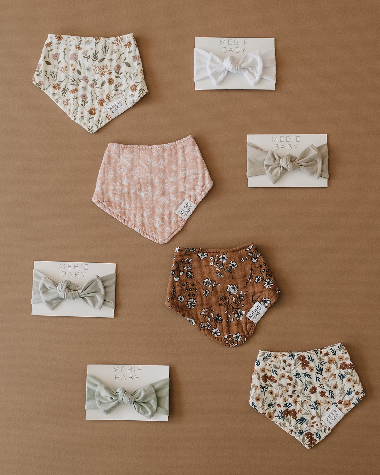 Harvest Floral Muslin Bib Mebie Baby