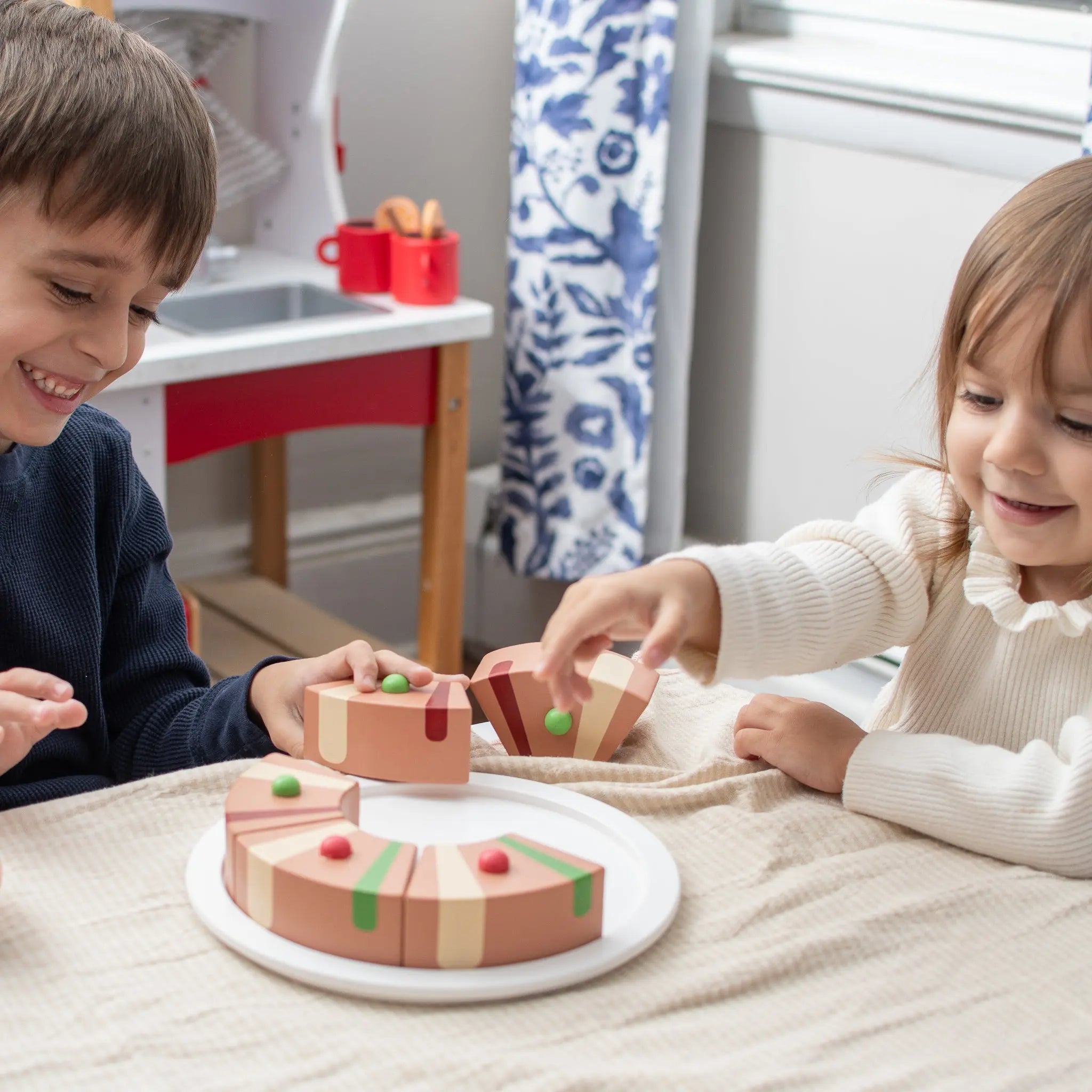 Rosca De Reyes; Epiphany King Cake Wooden Play Food Set - Mini Catholic Kitchen
