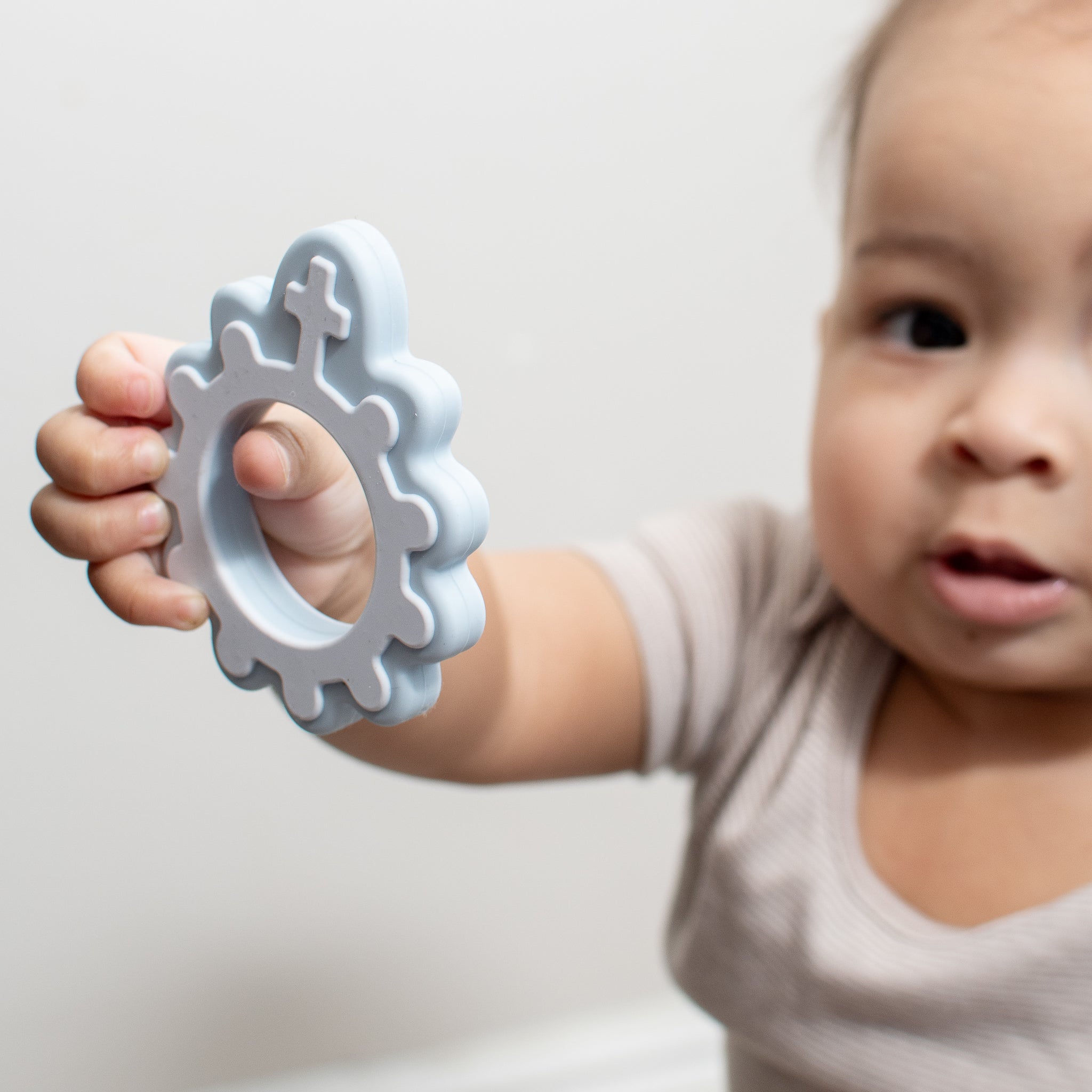Baby's First Rosary Silicone Teether – Marian Blue
