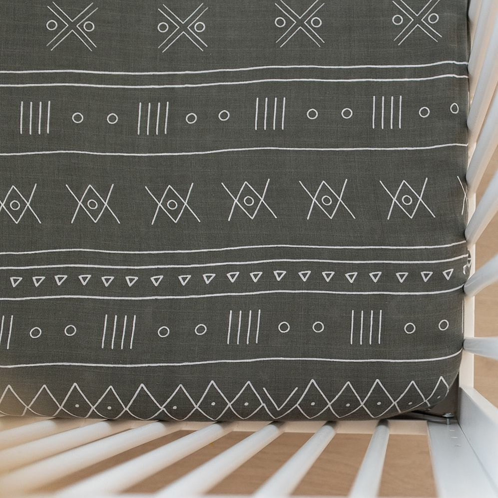 Alpine Muslin Crib Sheet Mebie Baby