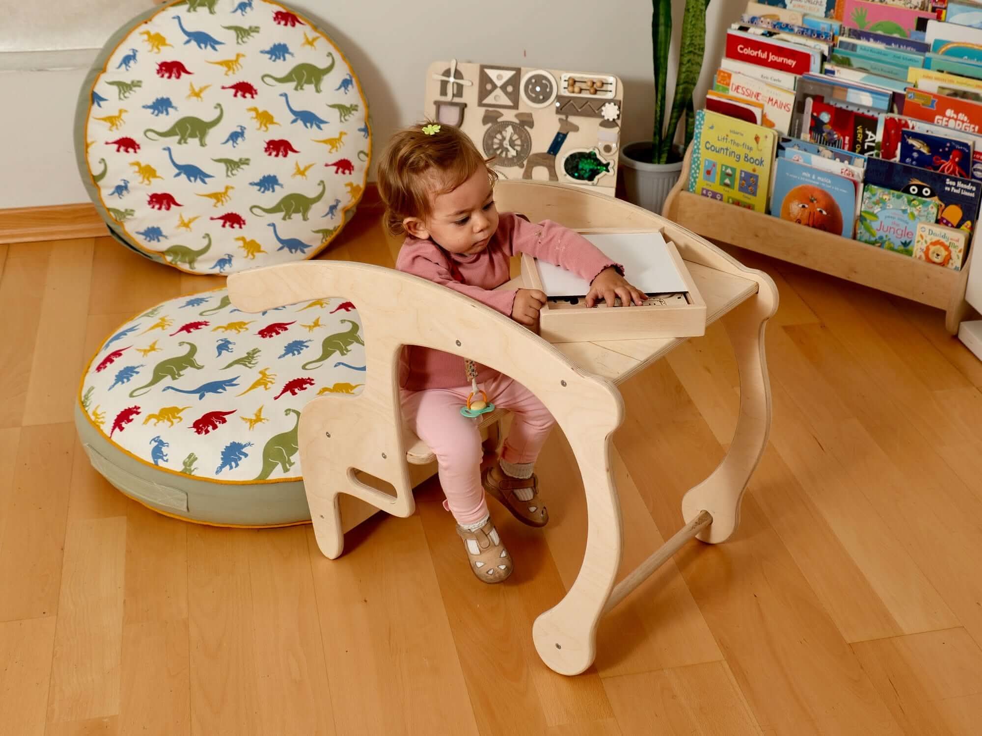 Toddler Rocking Chair and Table Set: Eco-Friendly by Kidodido