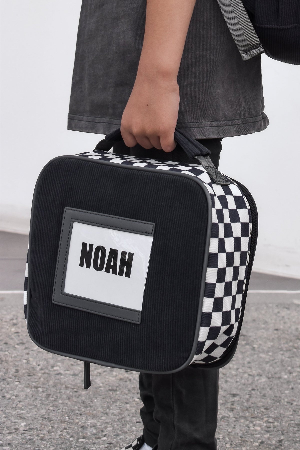 CHARCOAL LUNCH BAG