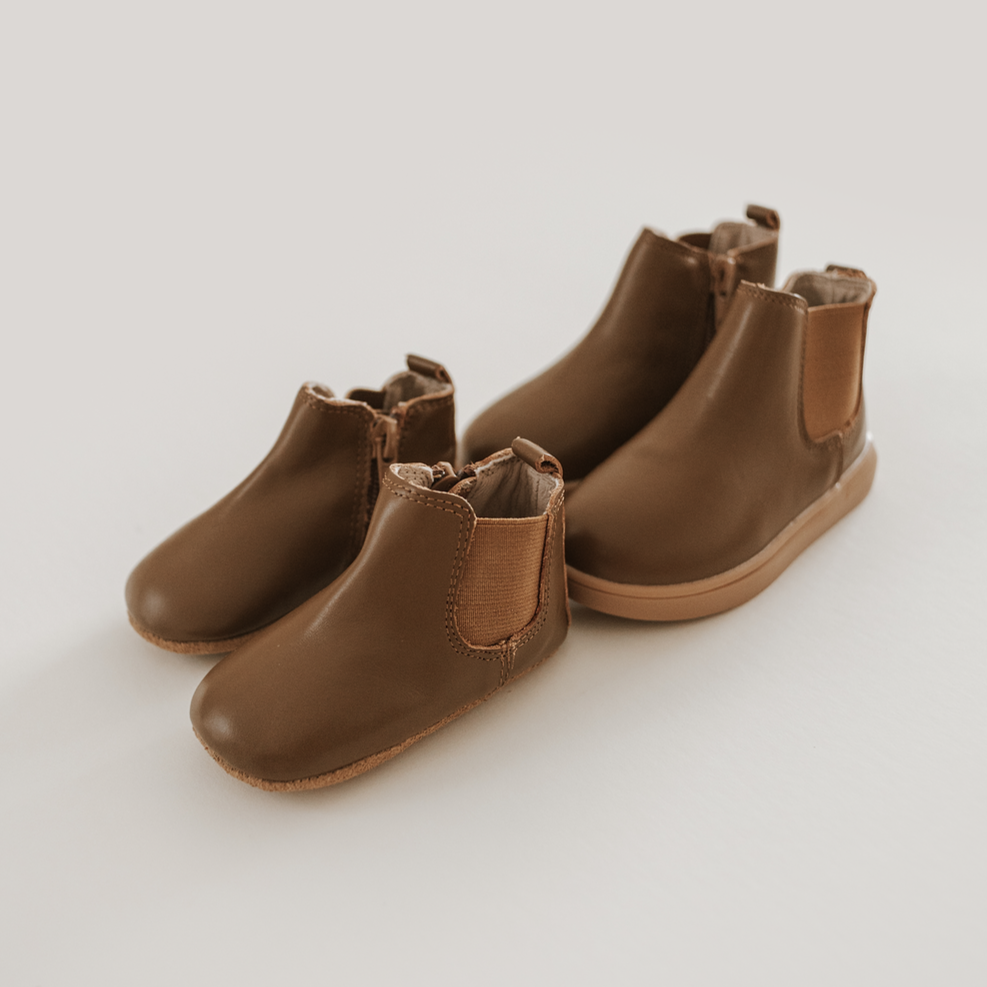Leather Chelsea Boot | Color 'Espresso' | Hard Sole  Consciously Baby