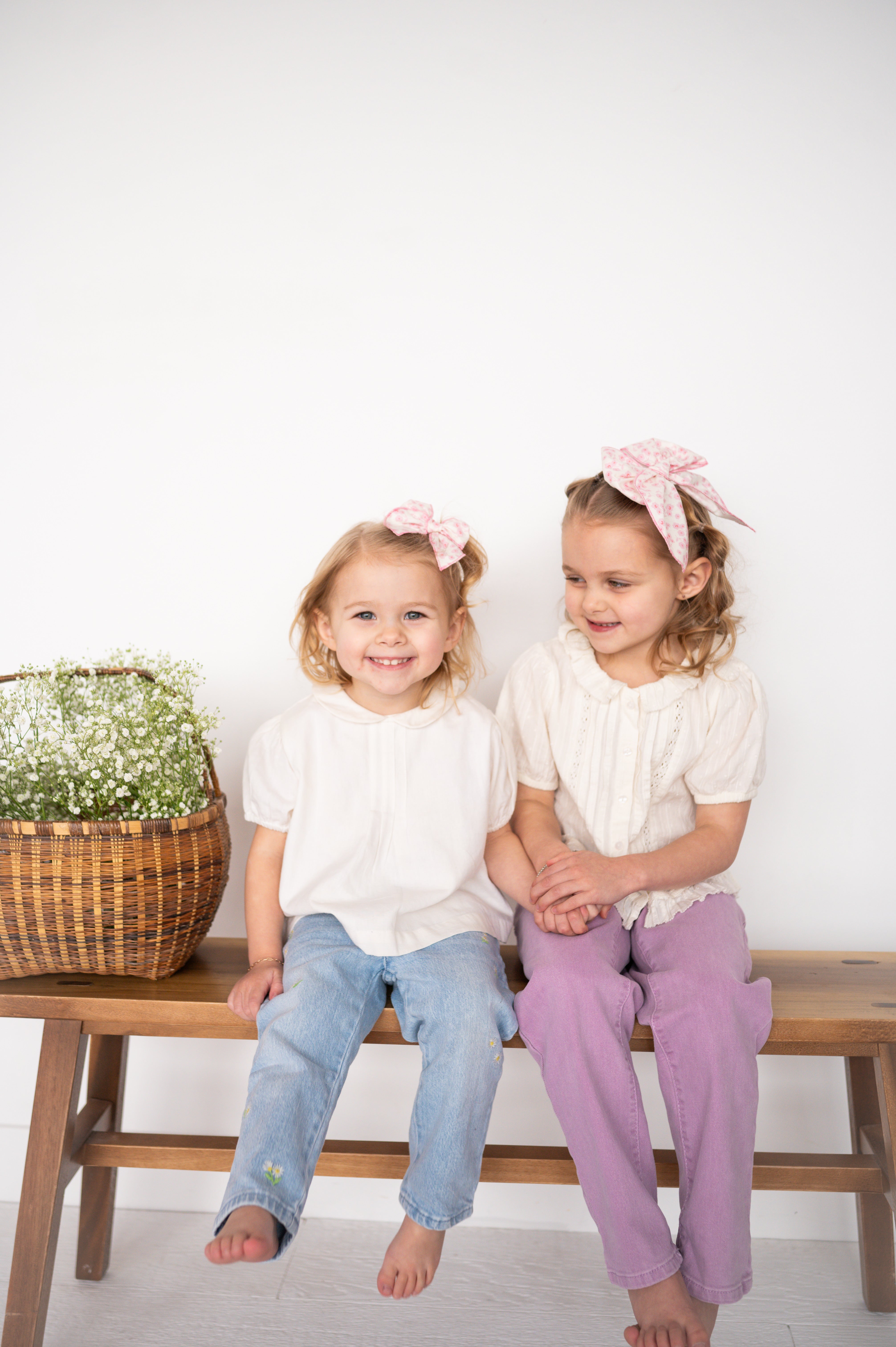 Pink Daisy | Petite Party Bow