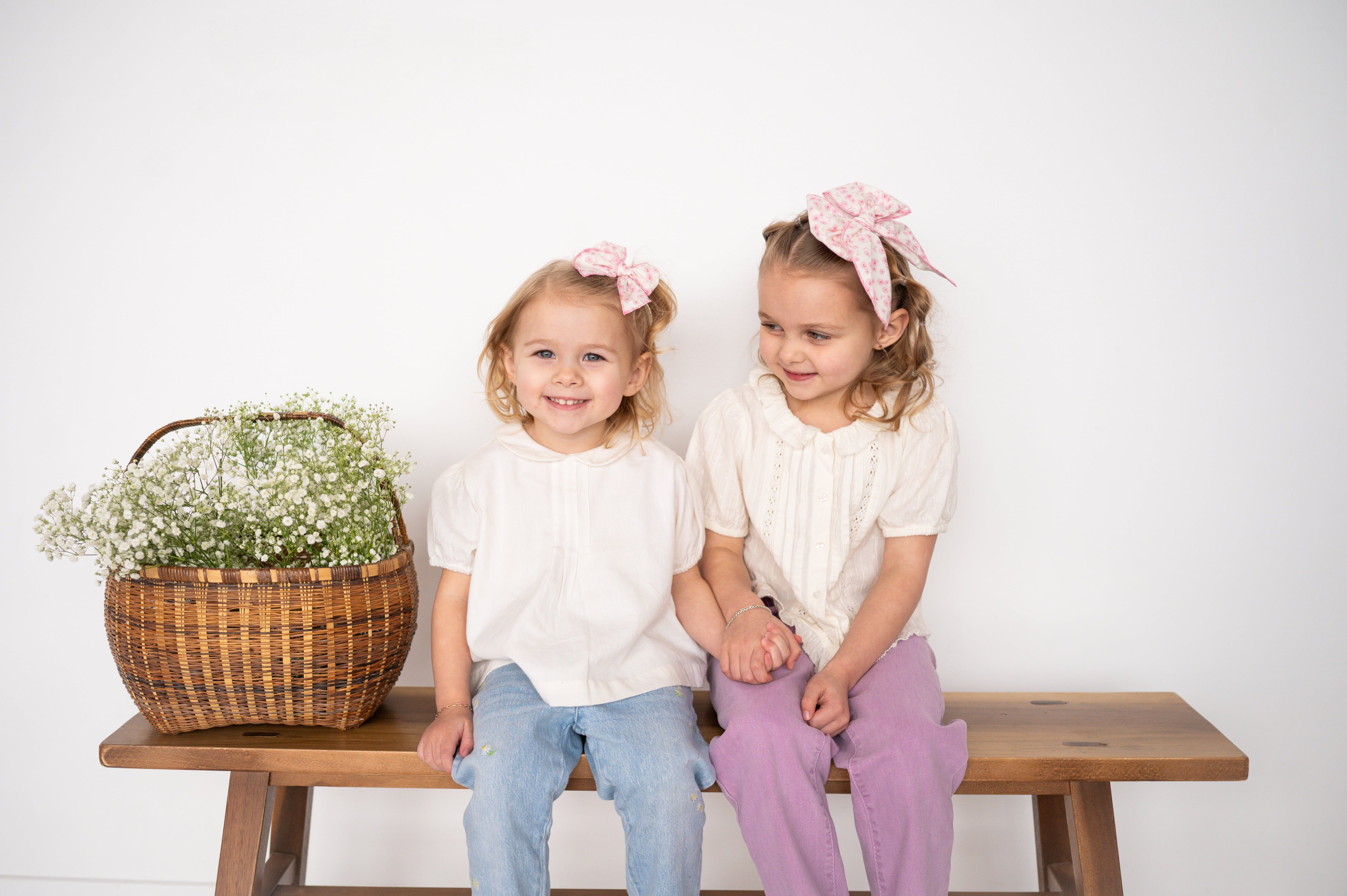 Pink Daisy | Petite Party Bow