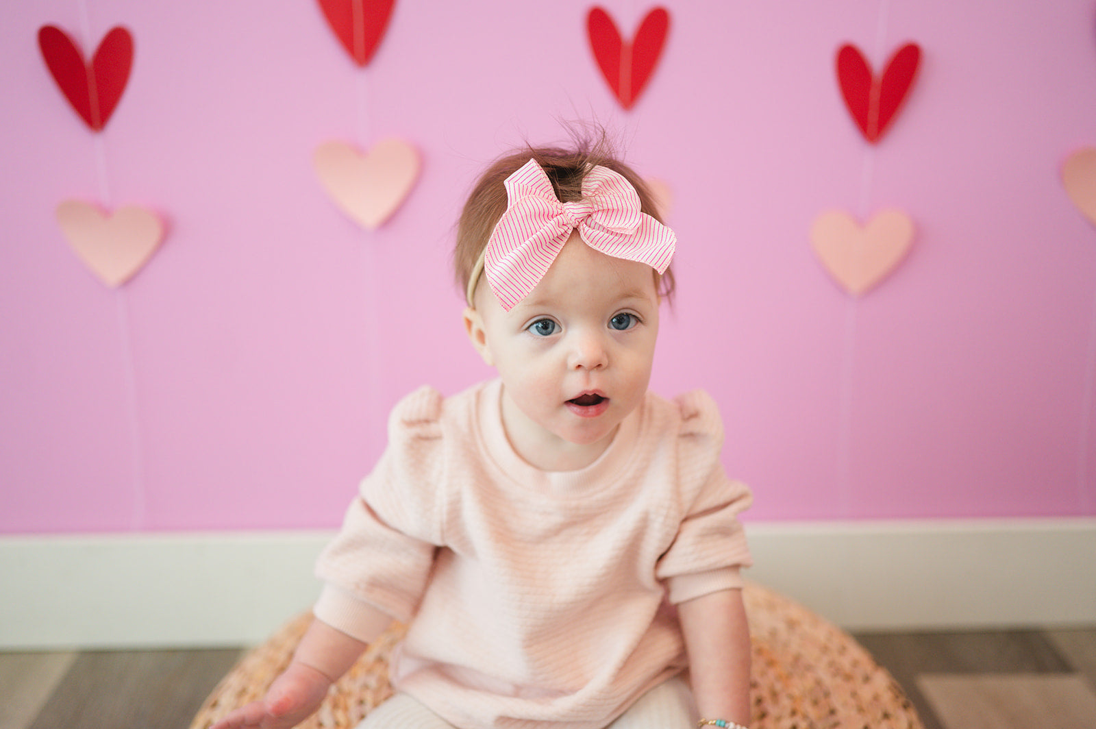 Candy Stripe | Petite Party Bow