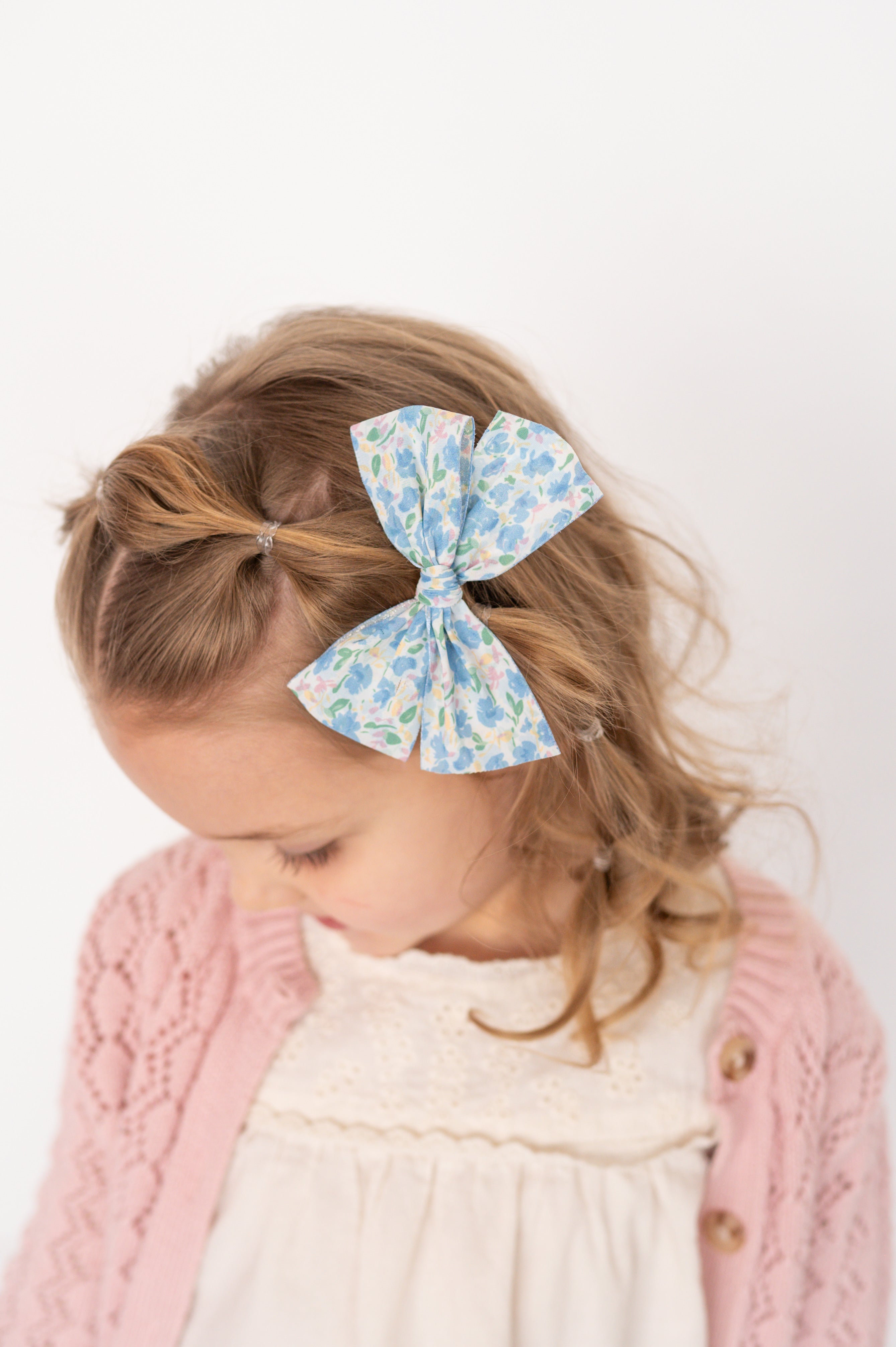 Spring Garden-Blue | Hand-tied Bow