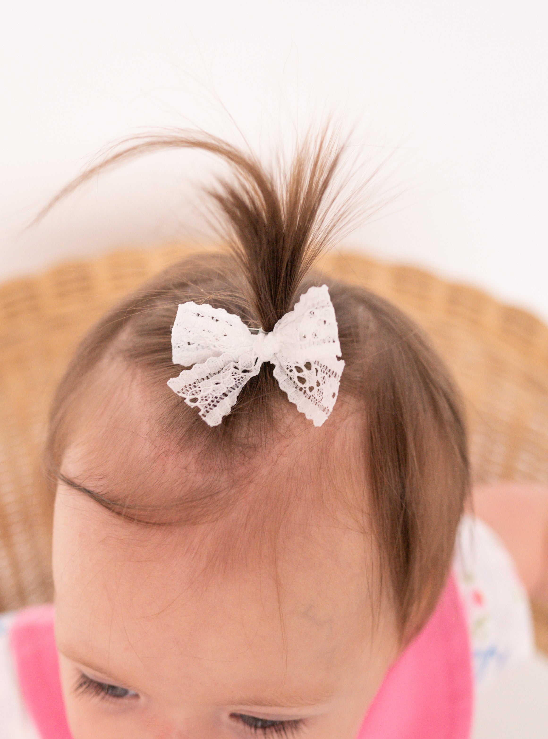 White Lace | Ribbon Bow