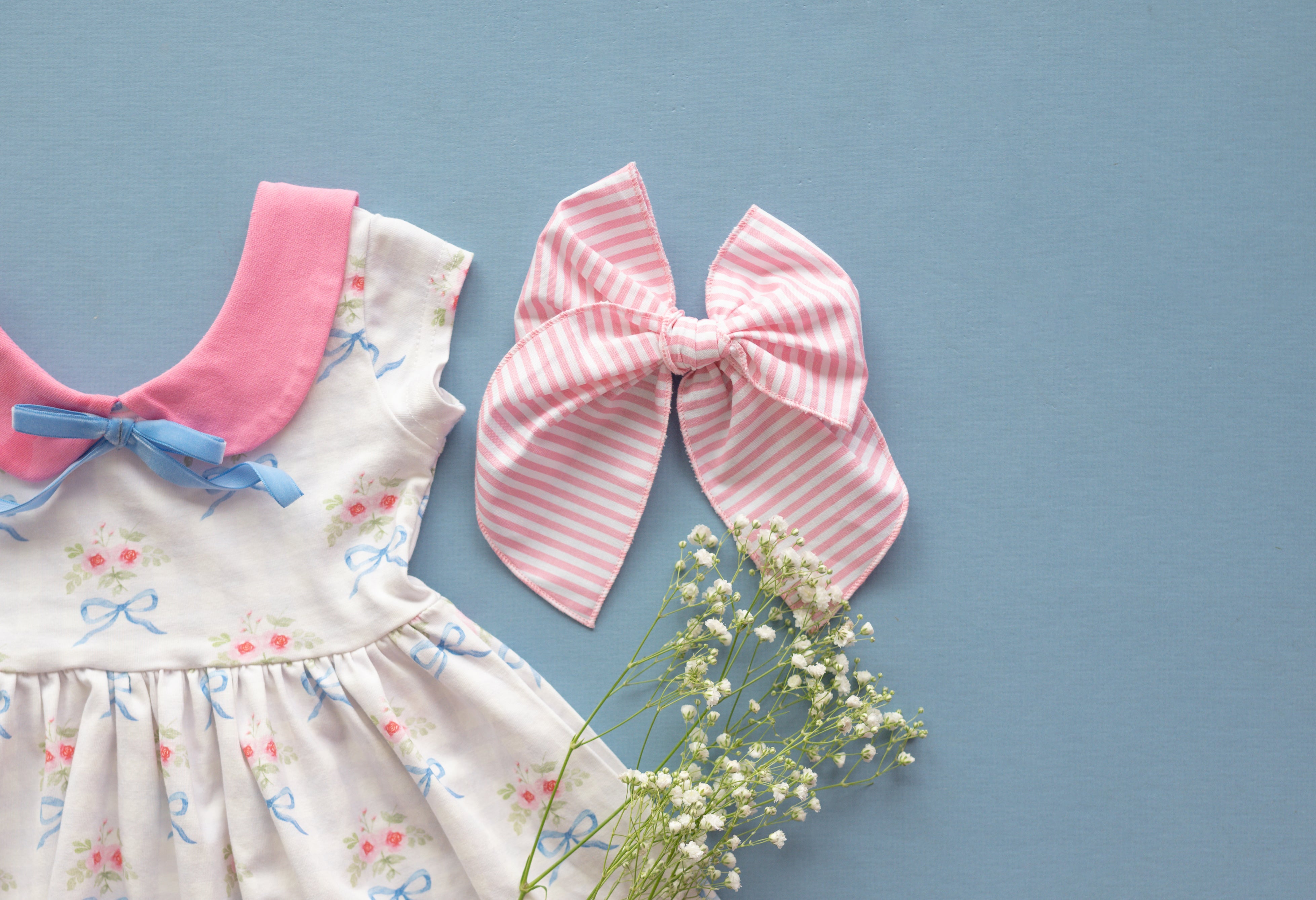 Cotton Candy Twist | Party Bow