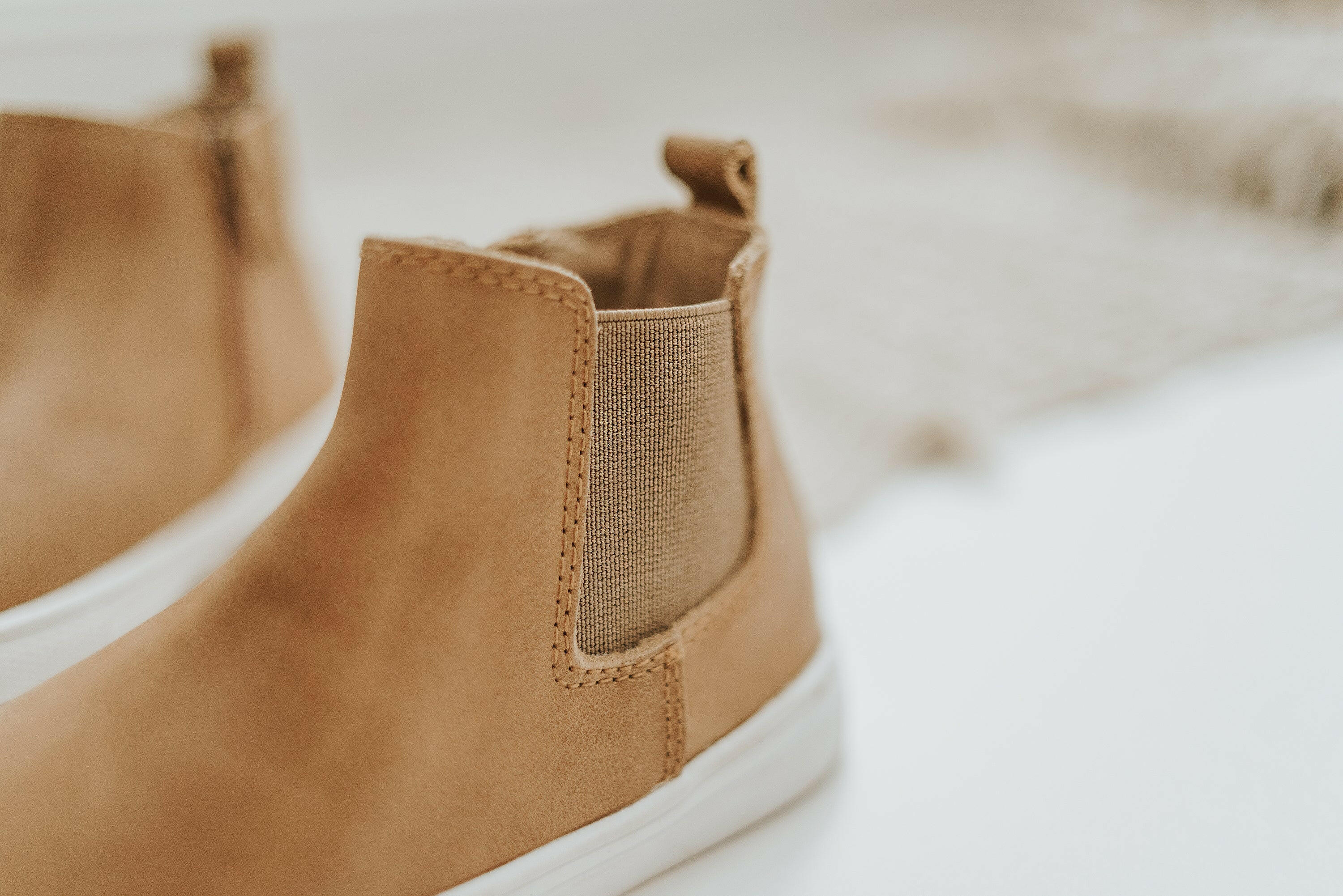 Waxed Leather Chelsea Boot | Color 'Sedona Brown' | Hard Sole  Consciously Baby